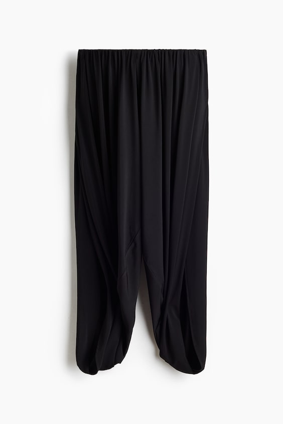 Женские брюки H&M Wrap-Detail Balloon-Leg Pants