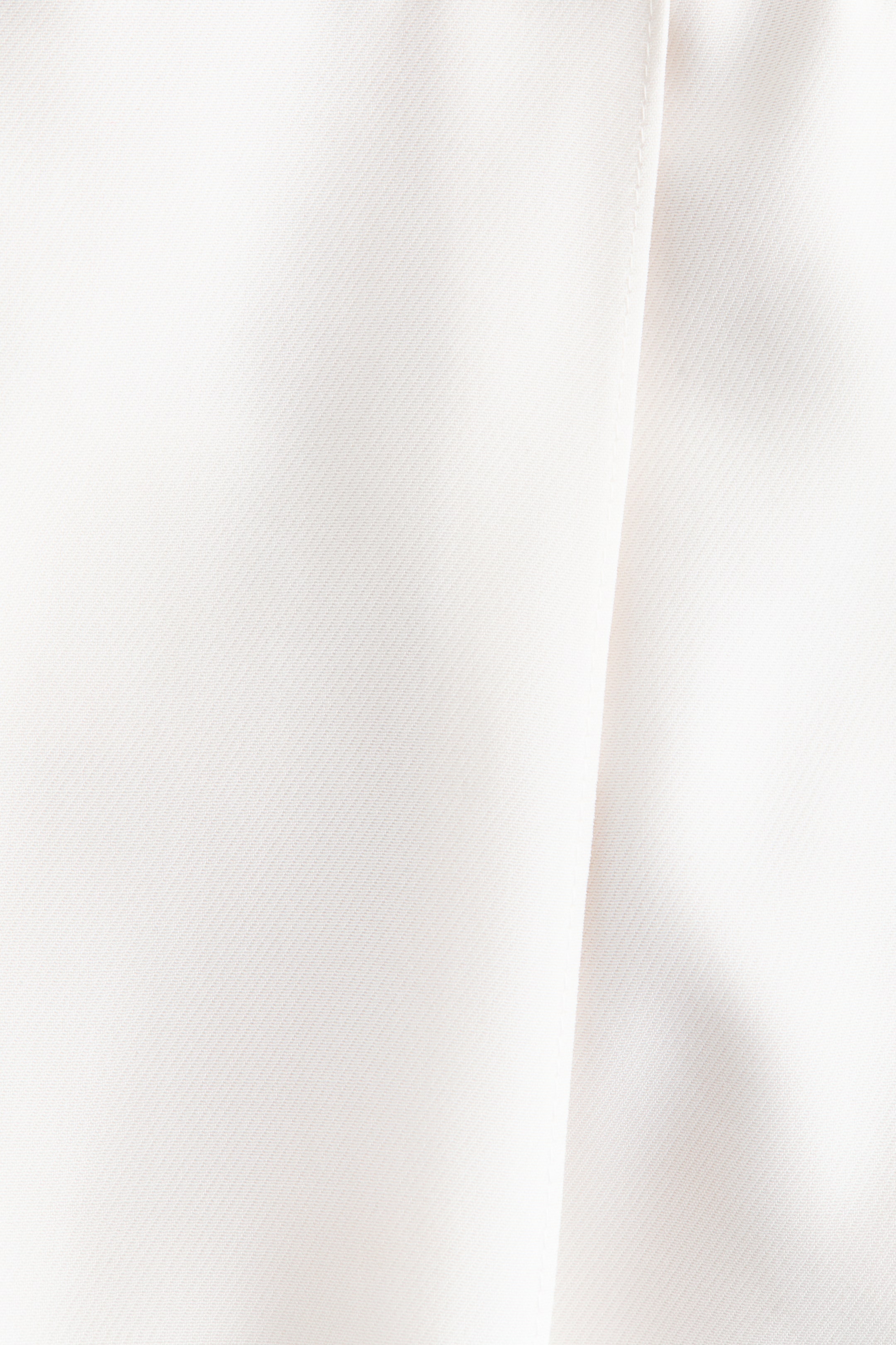 Creased Barrel-Leg Pants
