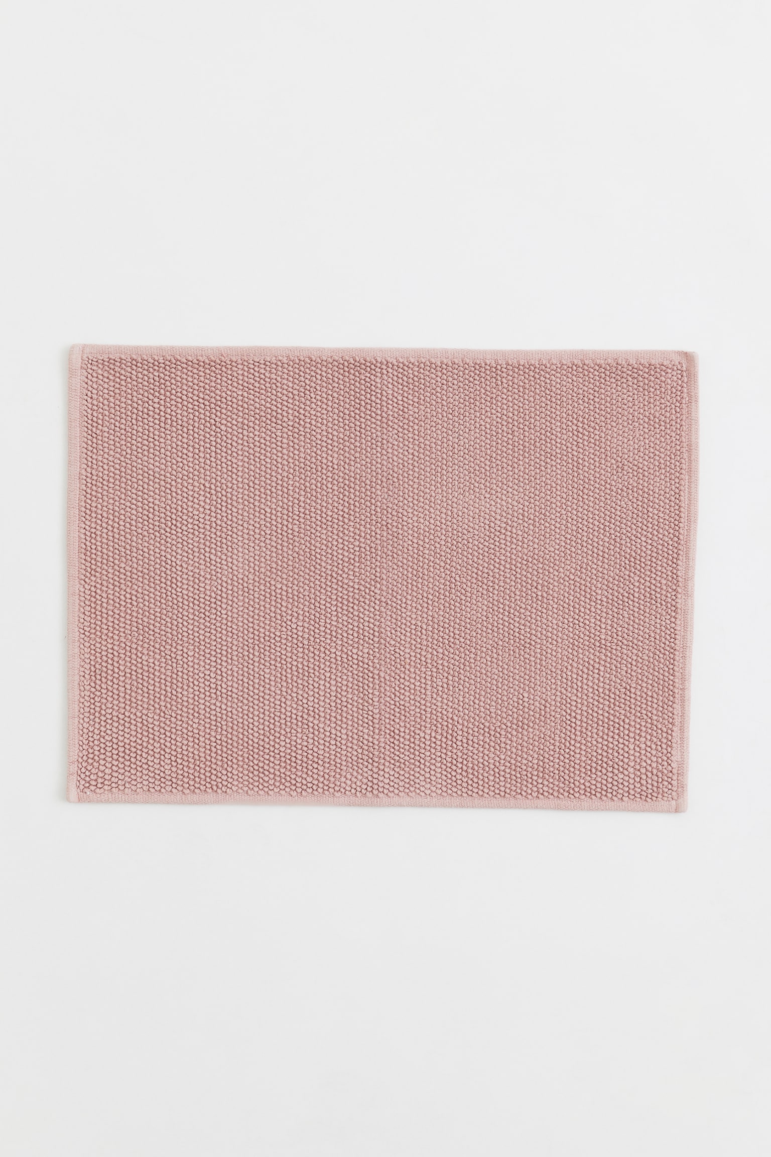 Cotton bath mat - Light pink/Light greige/Dusty pink/Black/Cognac brown/Light beige/Grey/Light sage green/Dark forest green/Dark purple/Light dusty blue/Pink/Light blue/White - 1