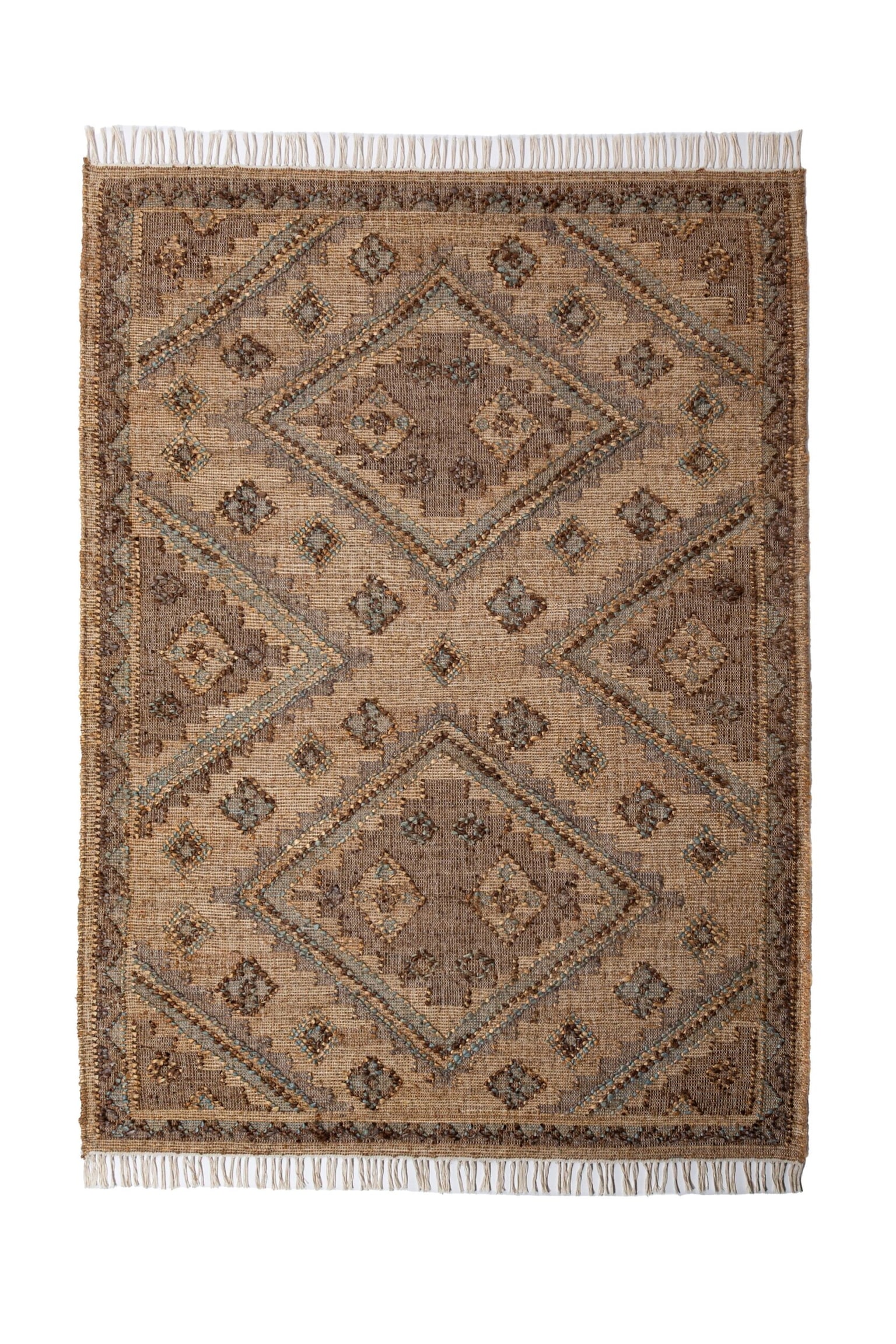 Tapete Em Mistura De Juta Orin Vintage - Naturalny - 1