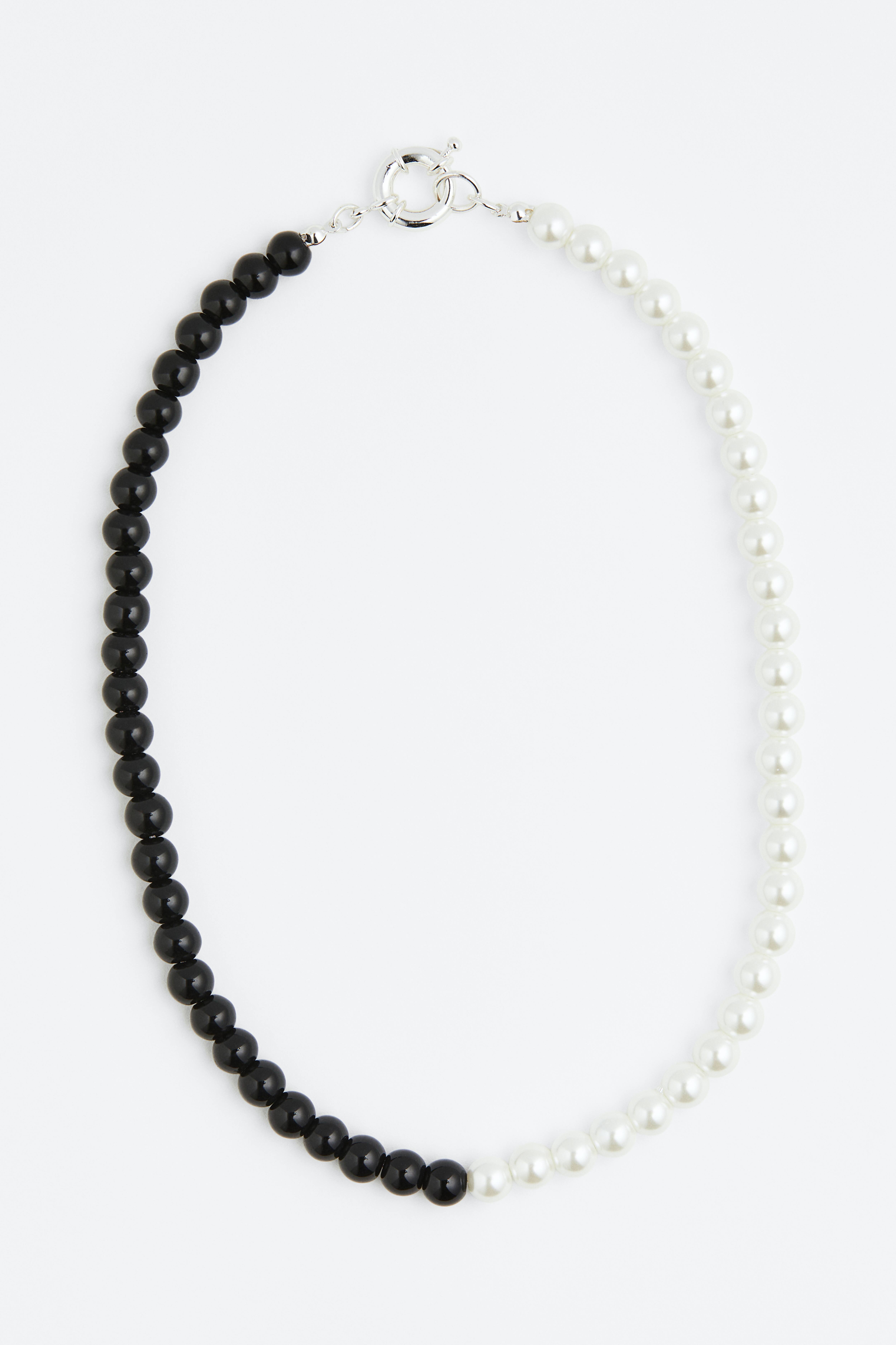 P rlhalsband Svart Vit HERR H M FI P rlhalsband Svart Vit HERR H M FI
