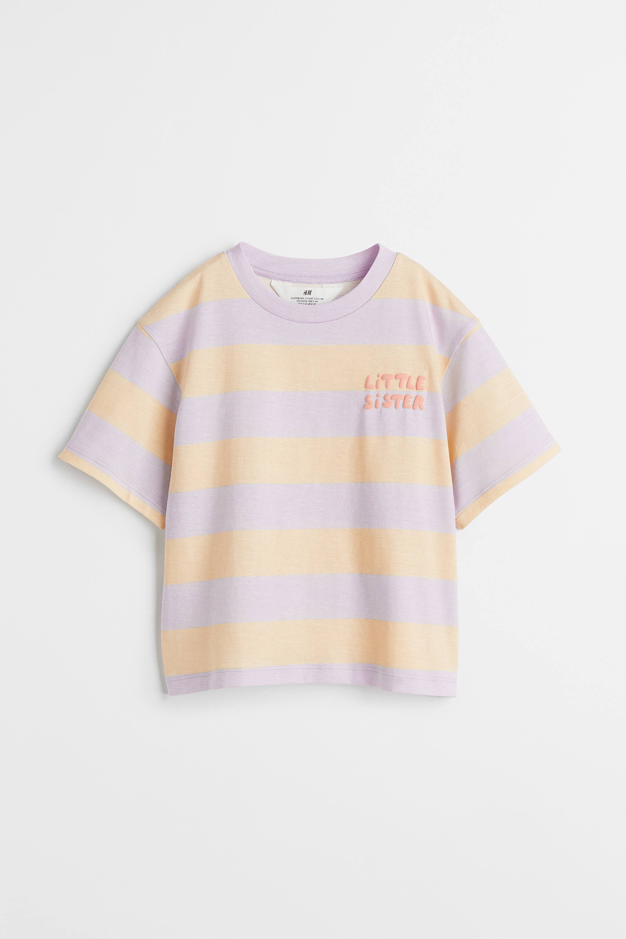 Sibling Top - Light purple/Little Sister - Kids | H&M US