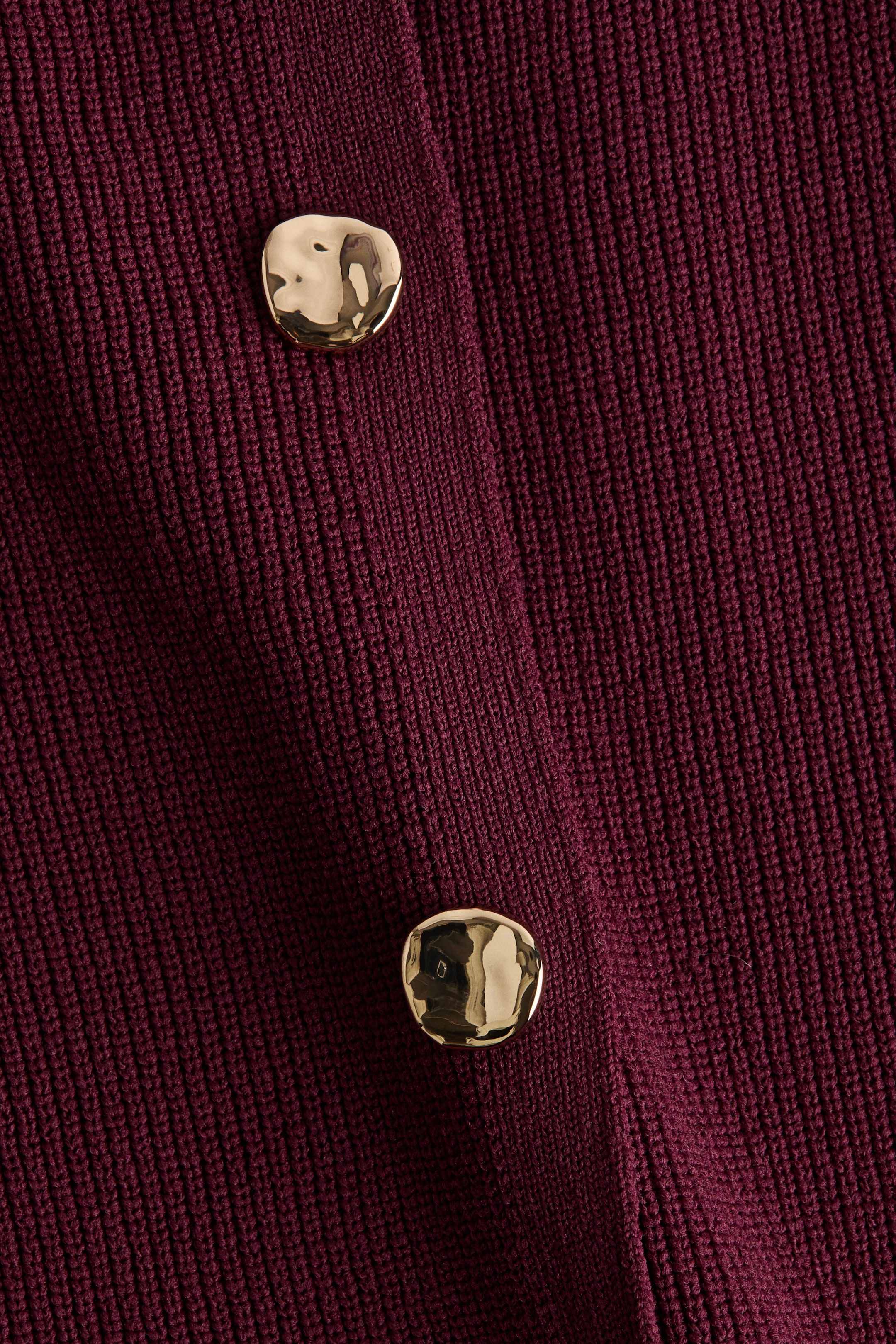 View larger image: Peplum cardigan - Burgundy - Ladies | H&M HK 4