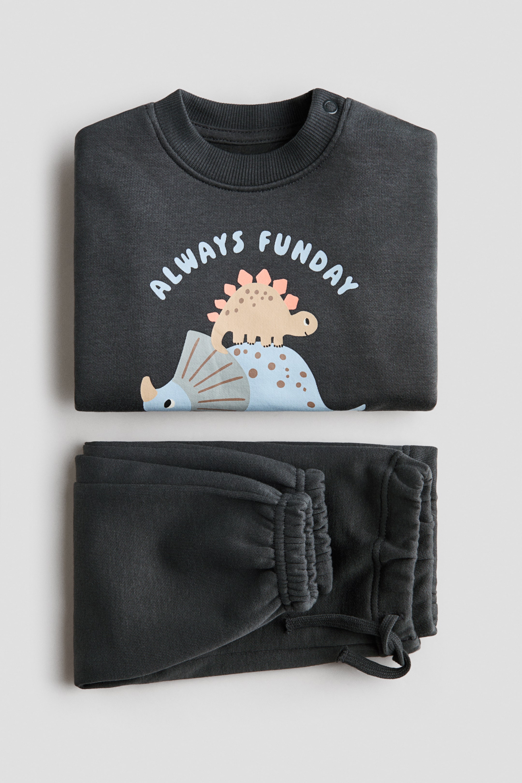 2-Piece Printed Sweatshirt and Joggers Set