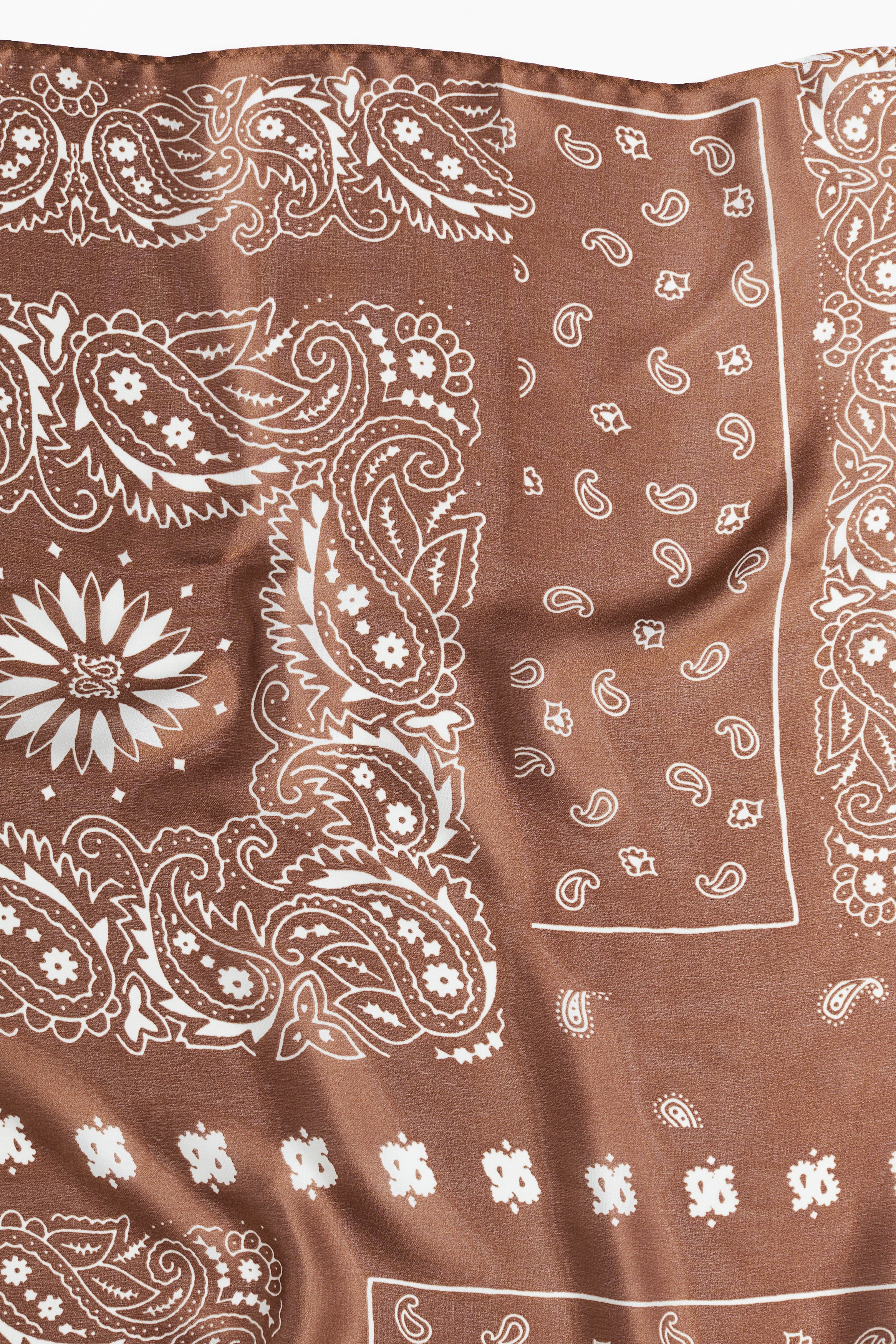 Women's Brown/paisley pattern Patterned Scarf | H&M CA