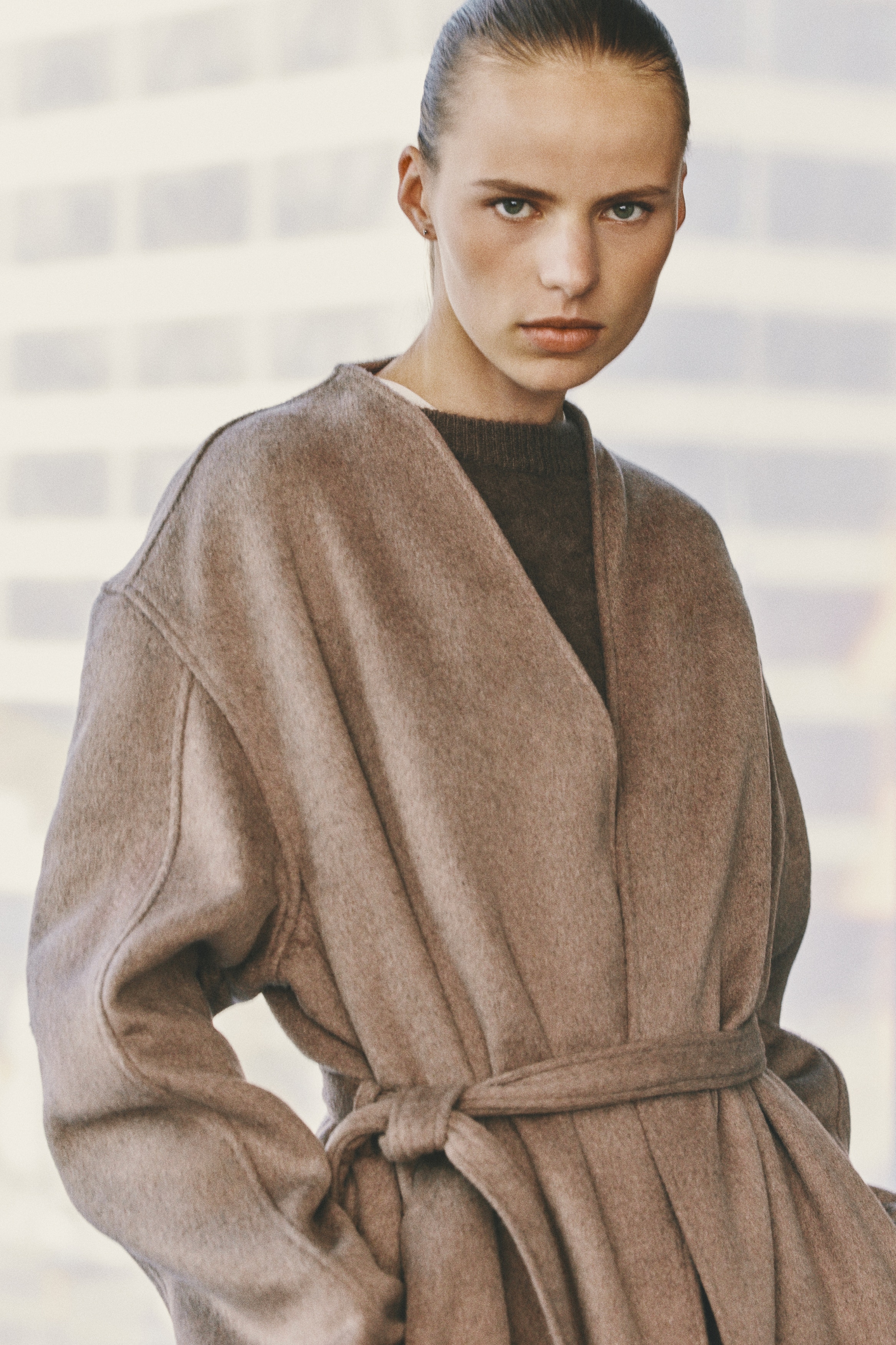 Wool-Blend Coat - thumbnail 2