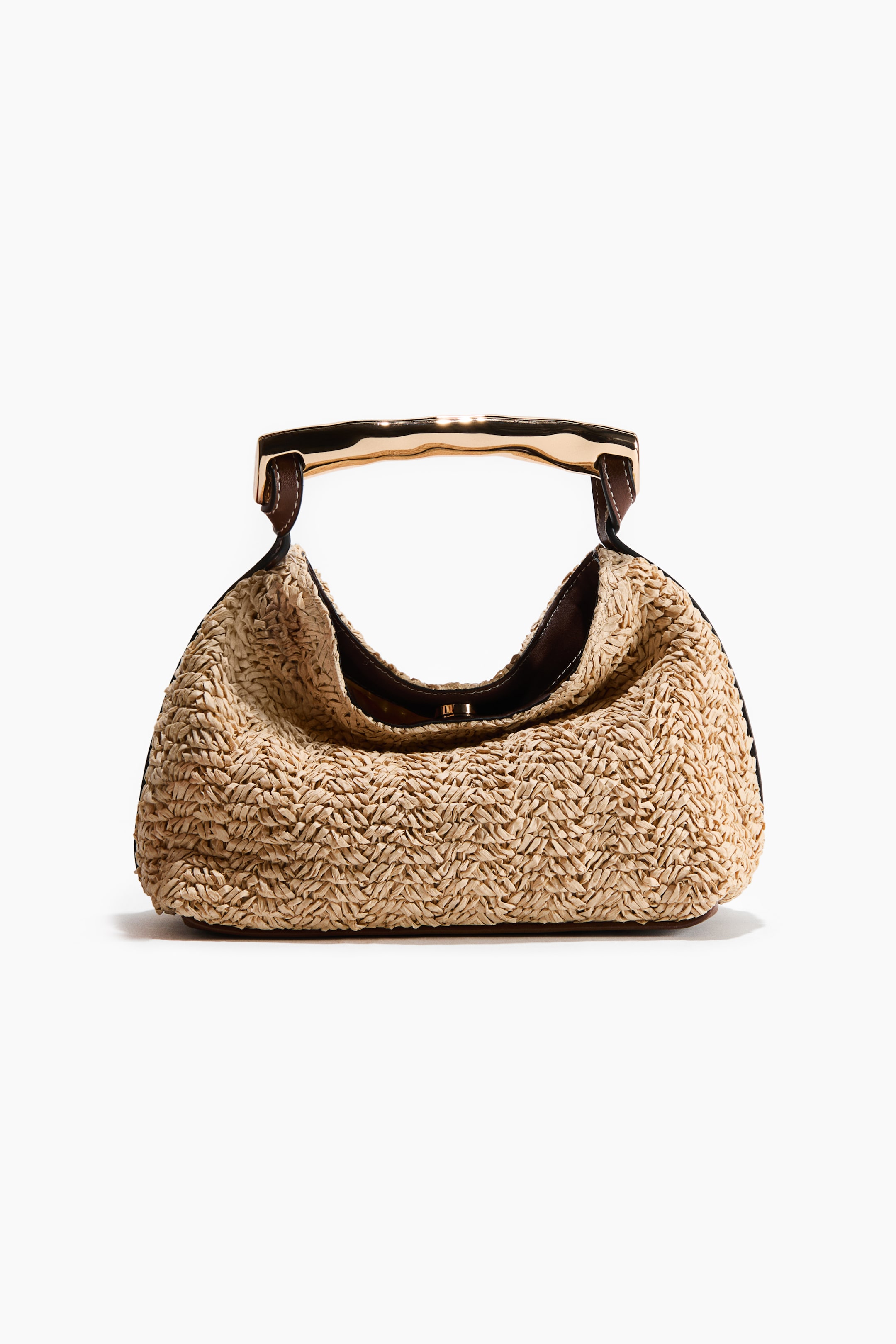 Sac à main avec poignée en métal