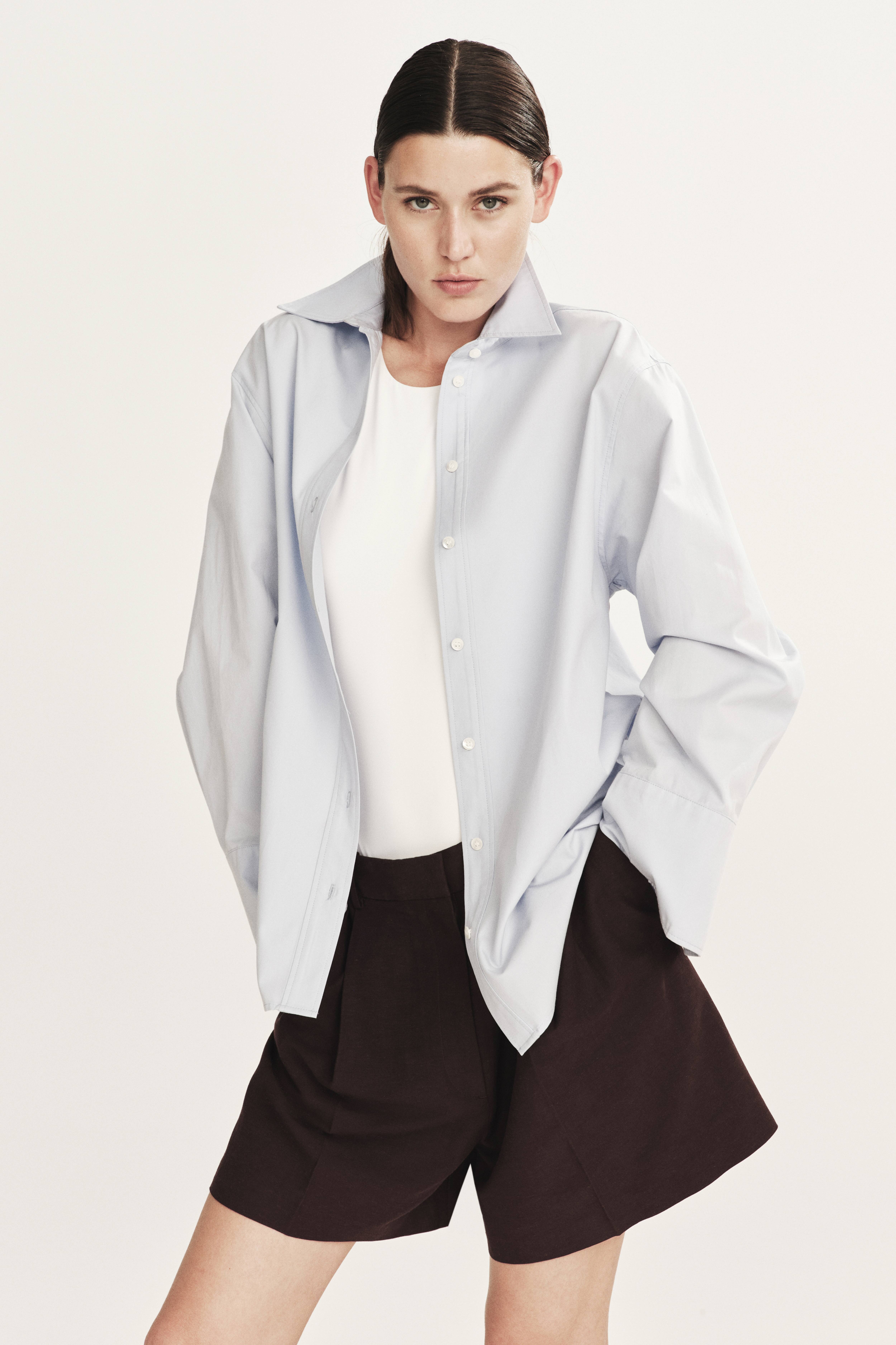 Dressy Linen-Blend Shorts