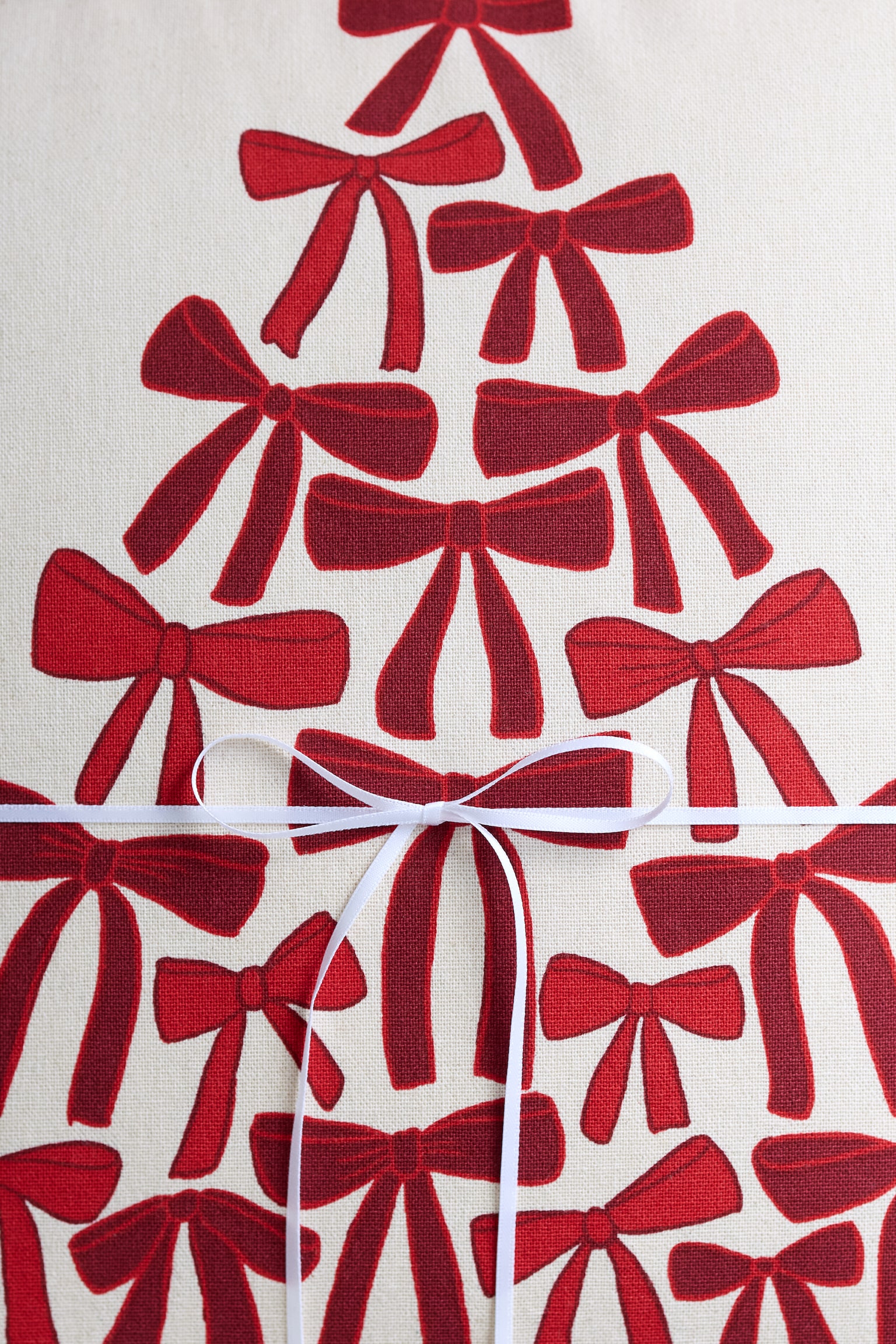 Printed cushion cover - Cream/Merry Christmas/Green/Merry/Beige/Merry/Light beige/Merry Christmas/Cream/Merry Christmas - 2