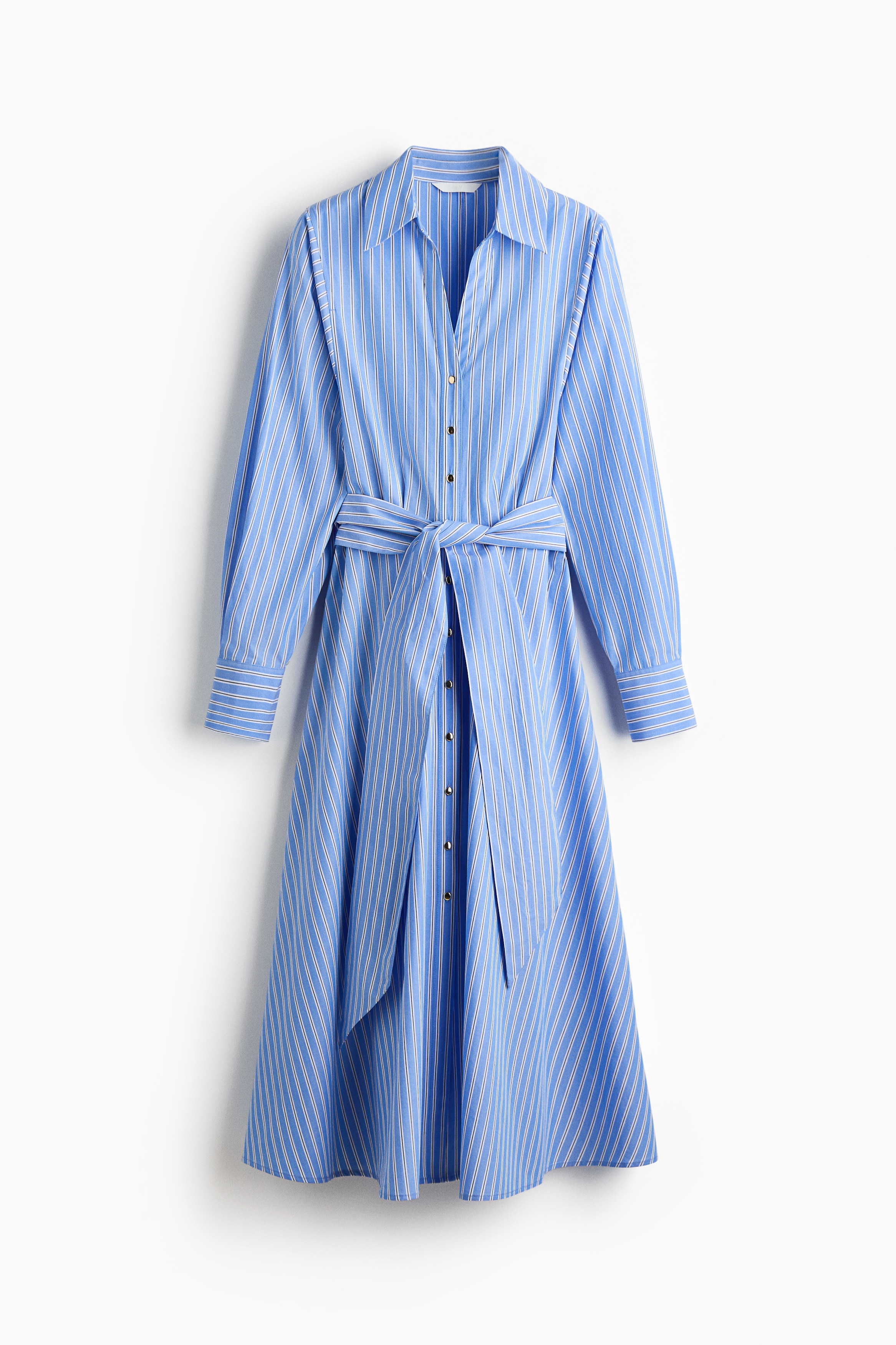 Shirt dress - Blue/Striped/Black/Navy blue