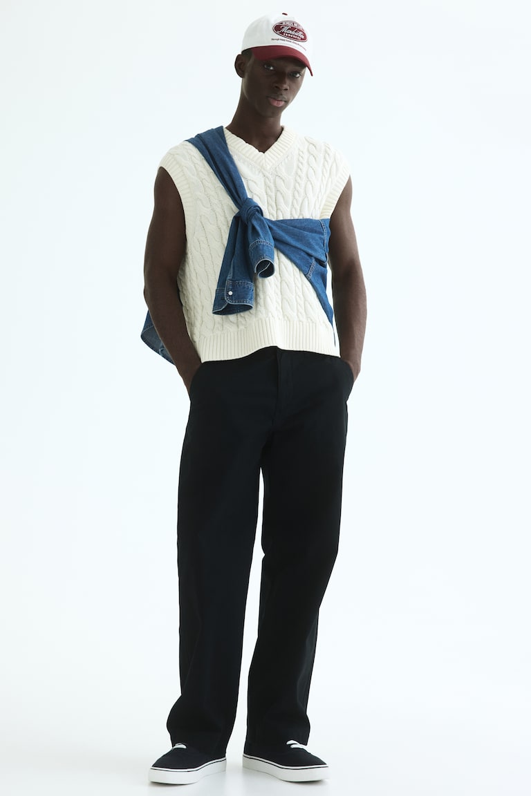 Pamučne čino pantalone Relaxed Fit