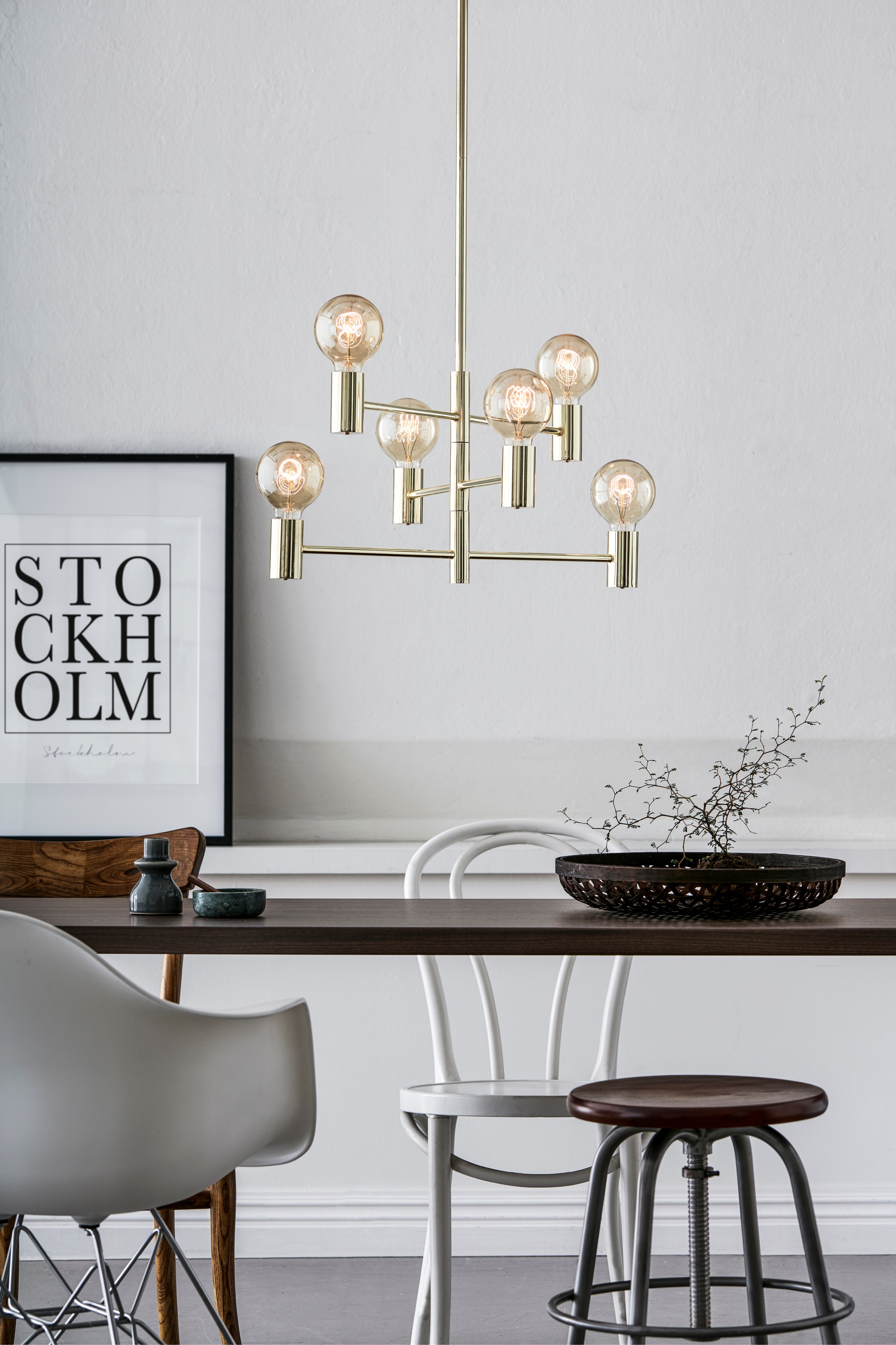 Capital Loftslampe - Brass