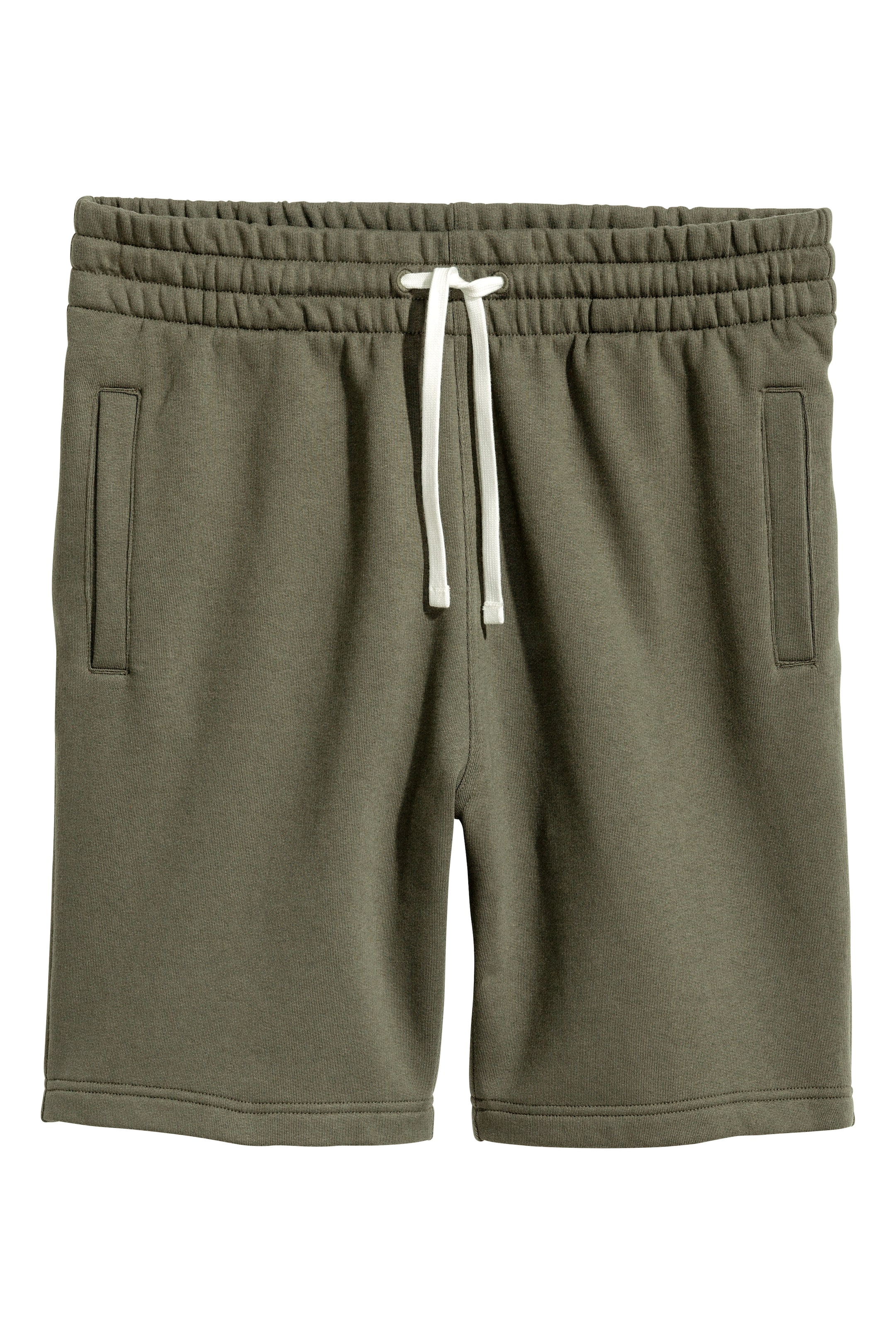 View larger image: Sweatshirt shorts - Khaki green - Men | H&M GB 1