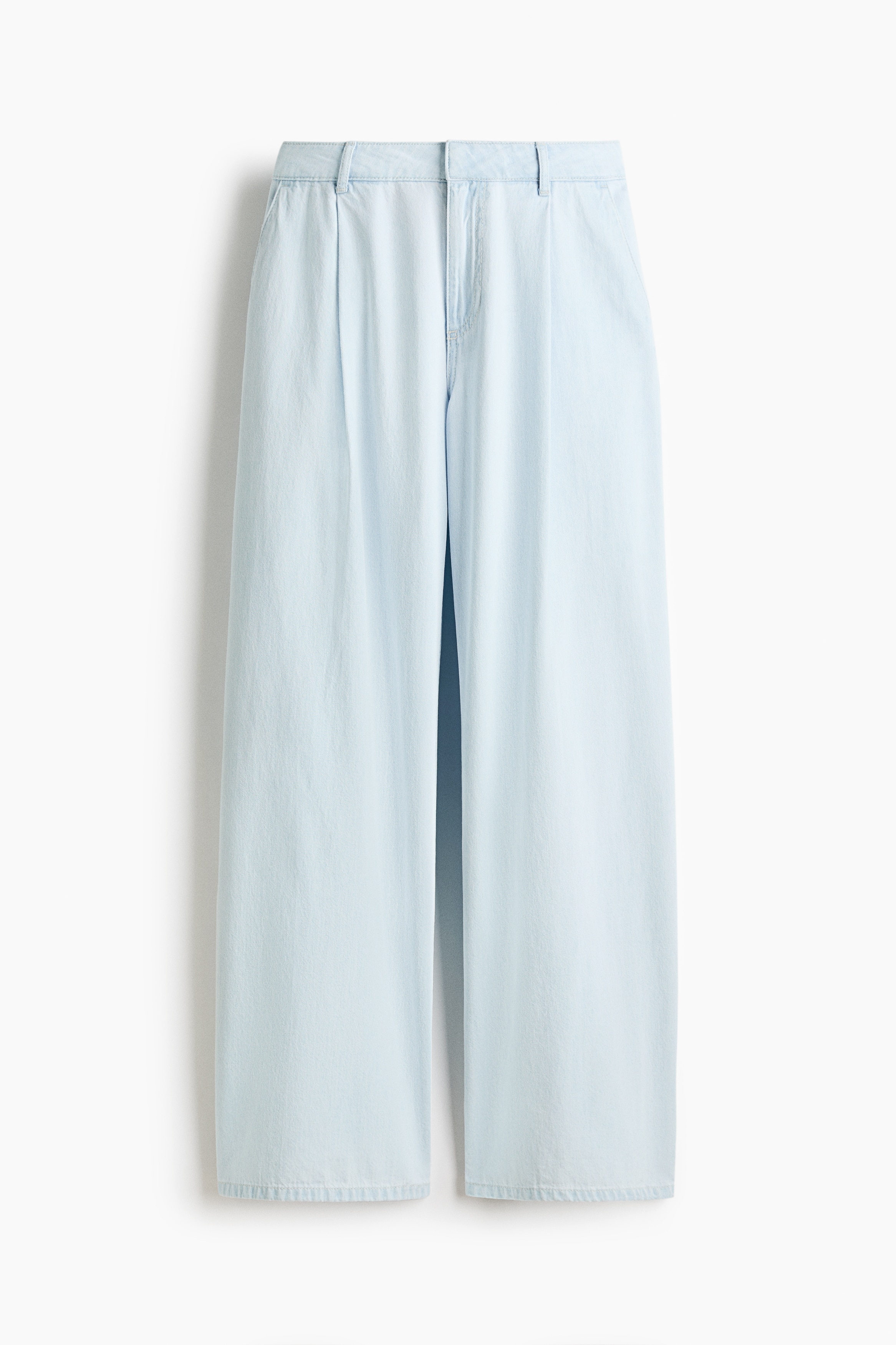 Loose Fit Wide Regular Jeans - Lyseblå/Denimblå/Mørk denimblå