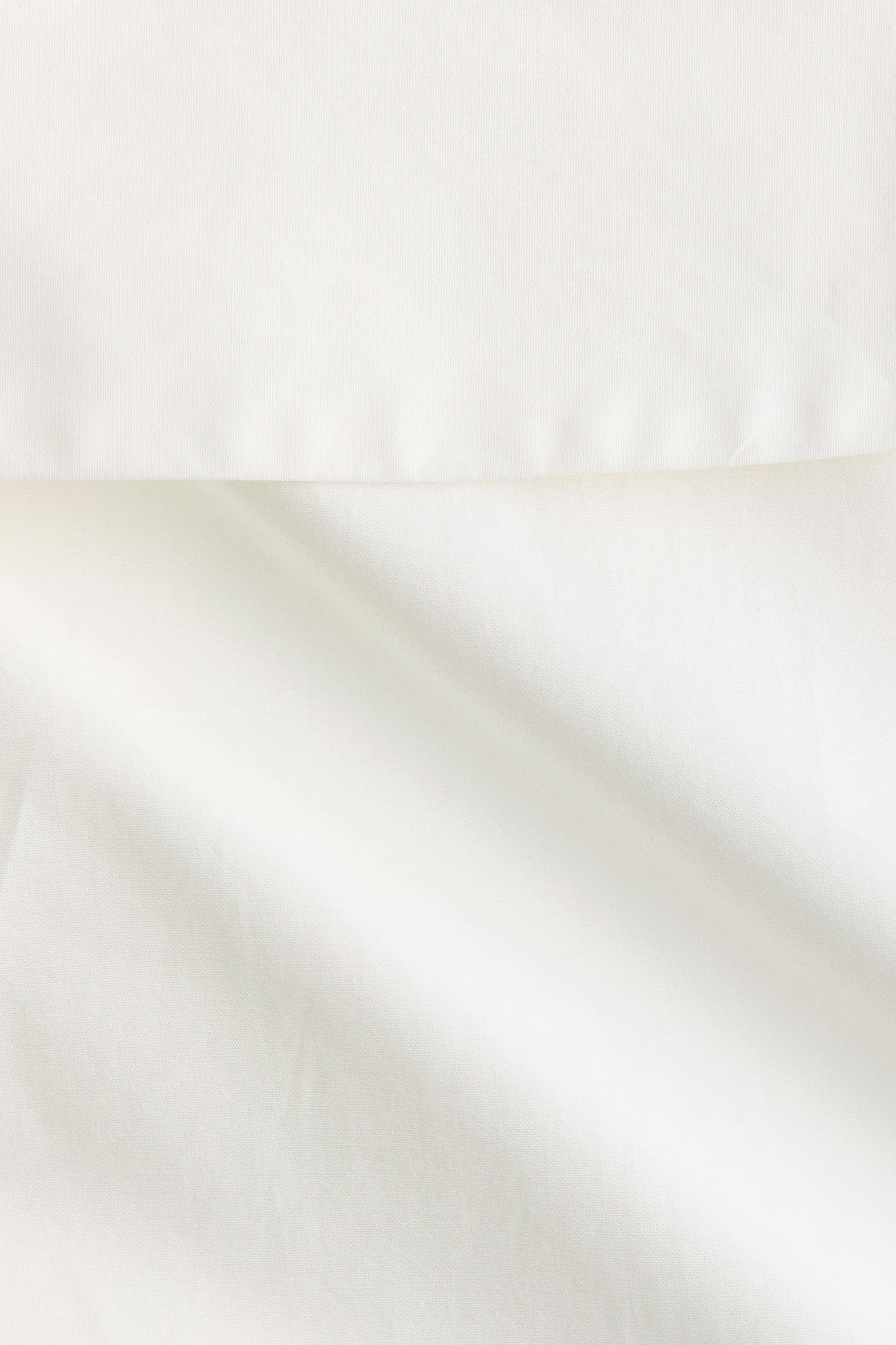 Flounced Poplin Skirt
