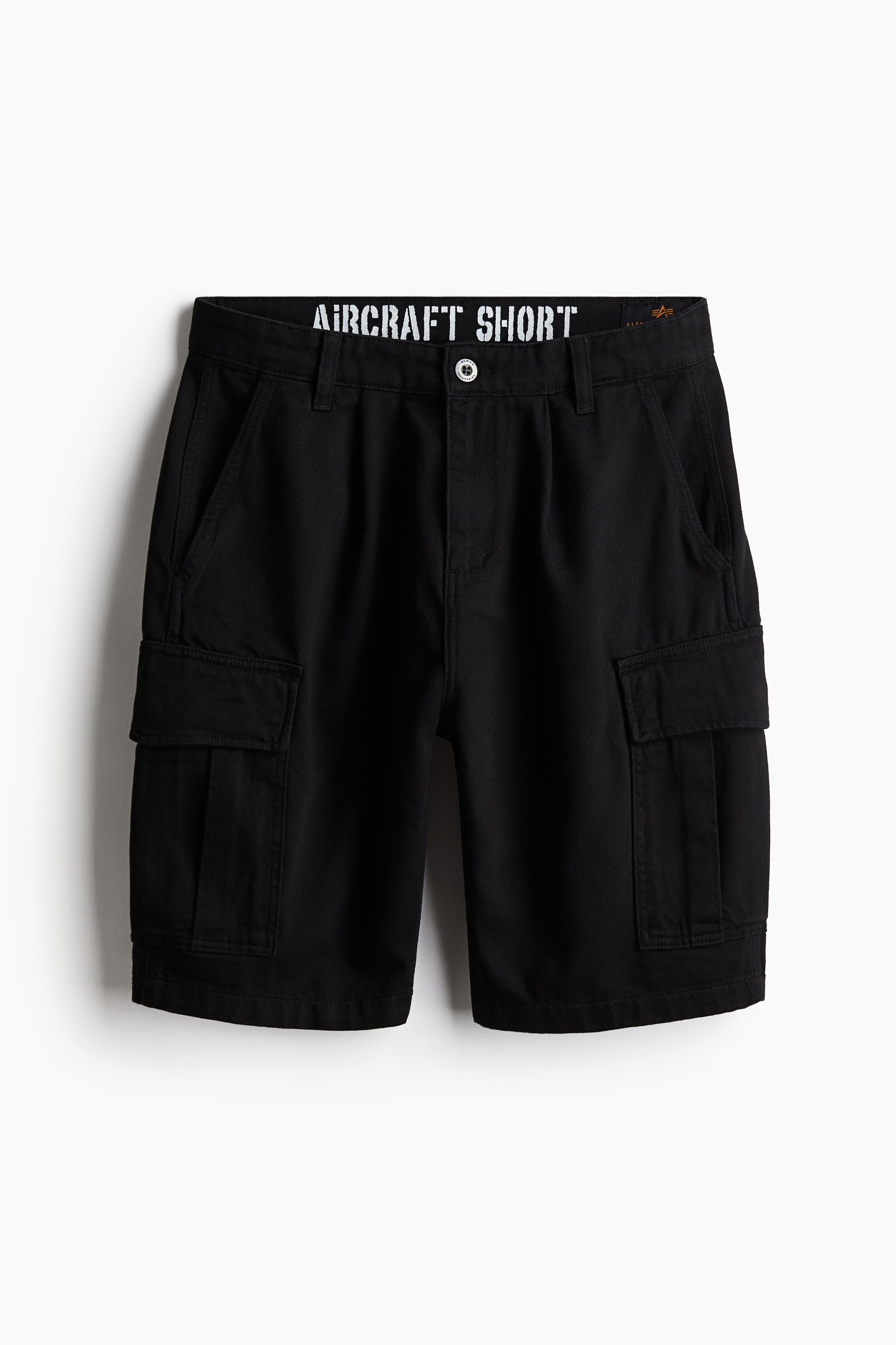 Aircraft Shorts - Knielang - Black - Men | H&M DE