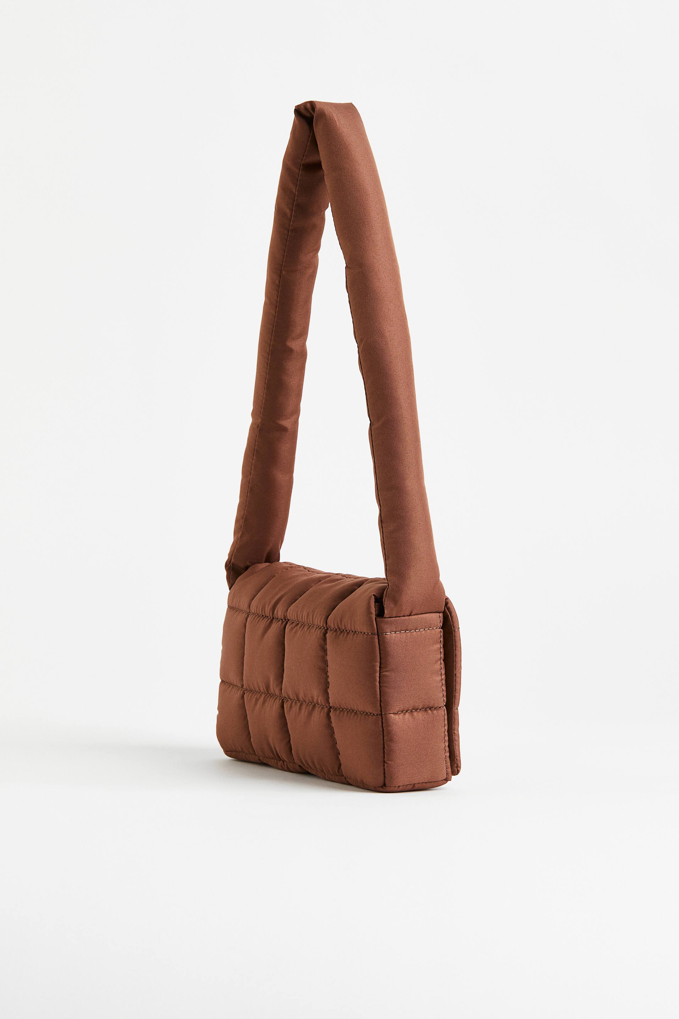 Quilted Shoulder Bag Brown Ladies H&M CA