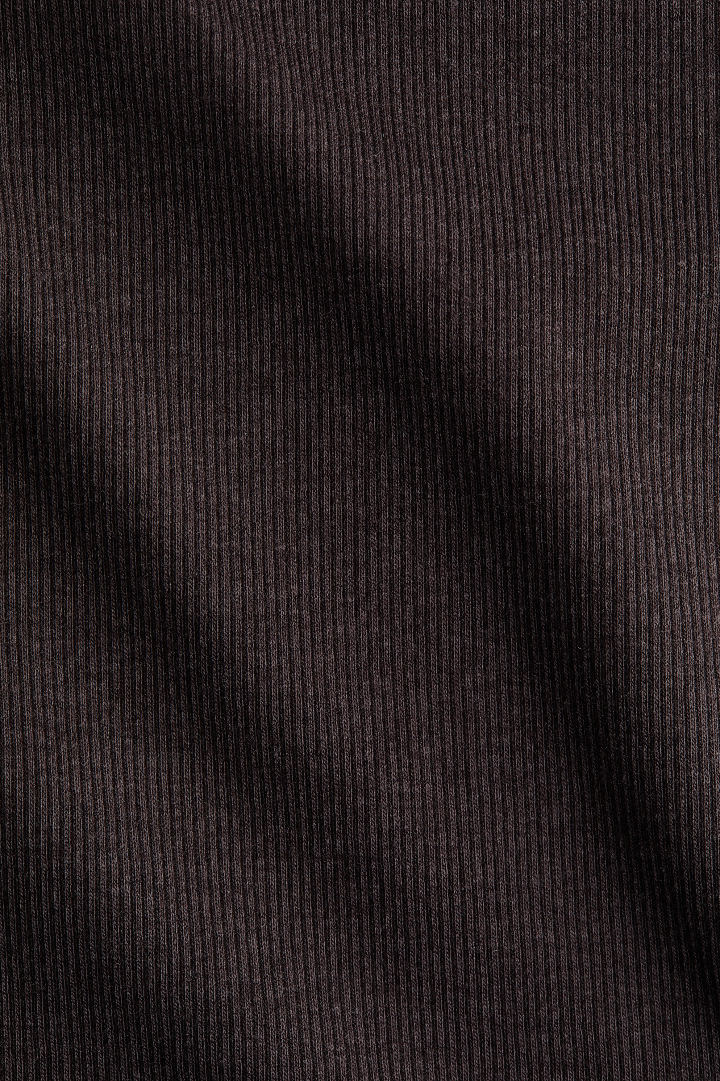 Ribbed cotton-blend top