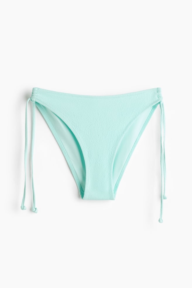 Tie tanga Cheeky bikini bottoms - Light turquoise - 1