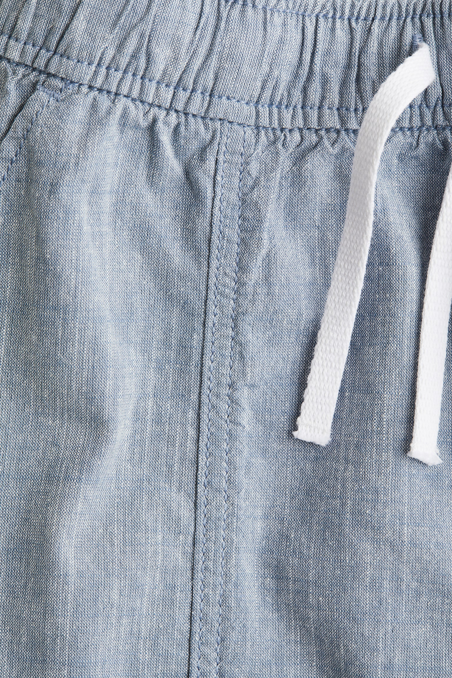 Детские брюки H&M Poplin, цвет: Синий — фото 2