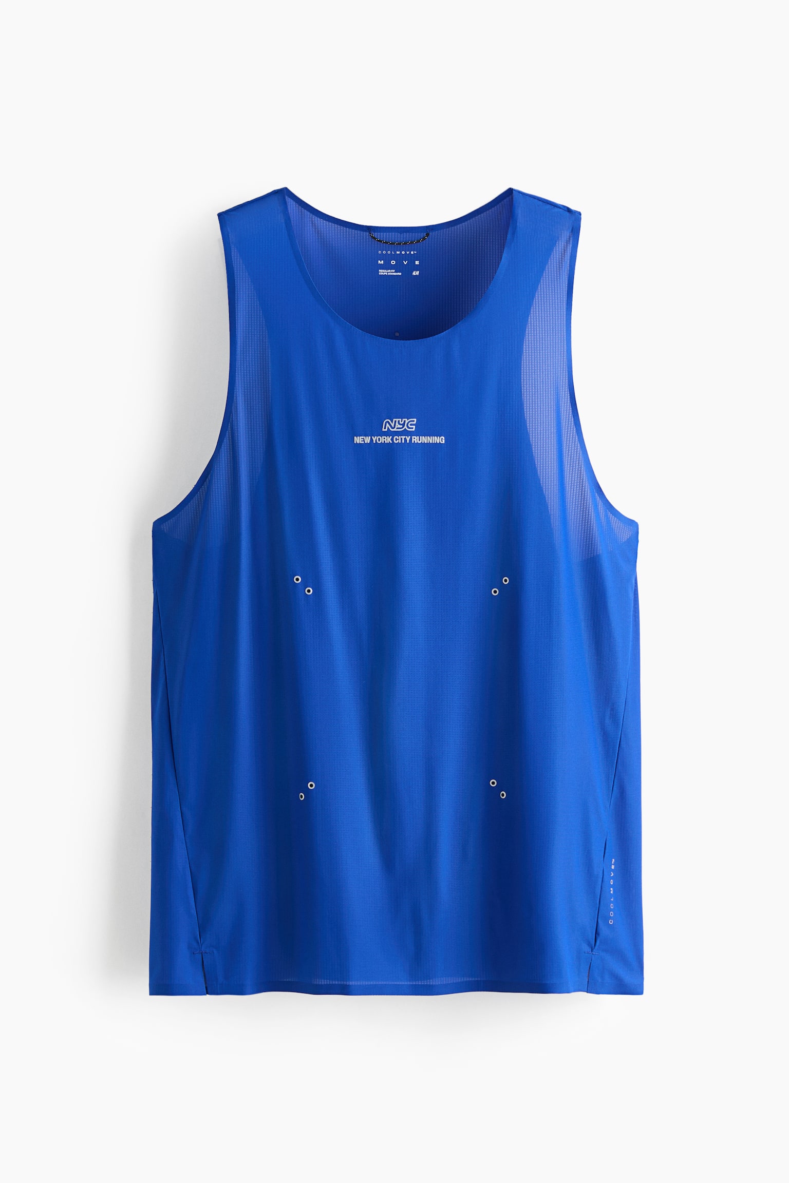 Мужской топ H&M Move Running with CoolMove™, цвет: Синий — фото 1