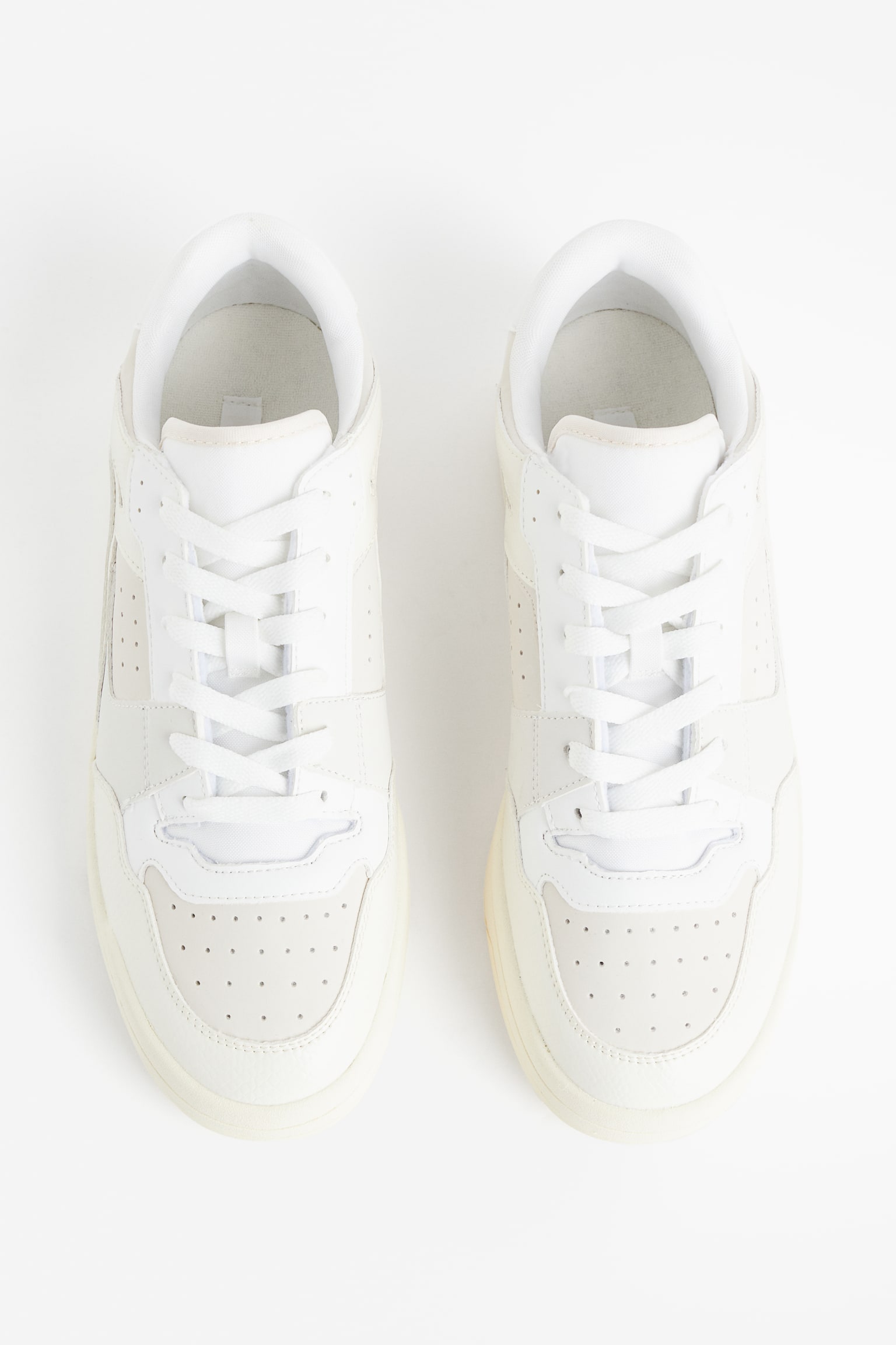 Sneakers - White/White/Light beige - 3