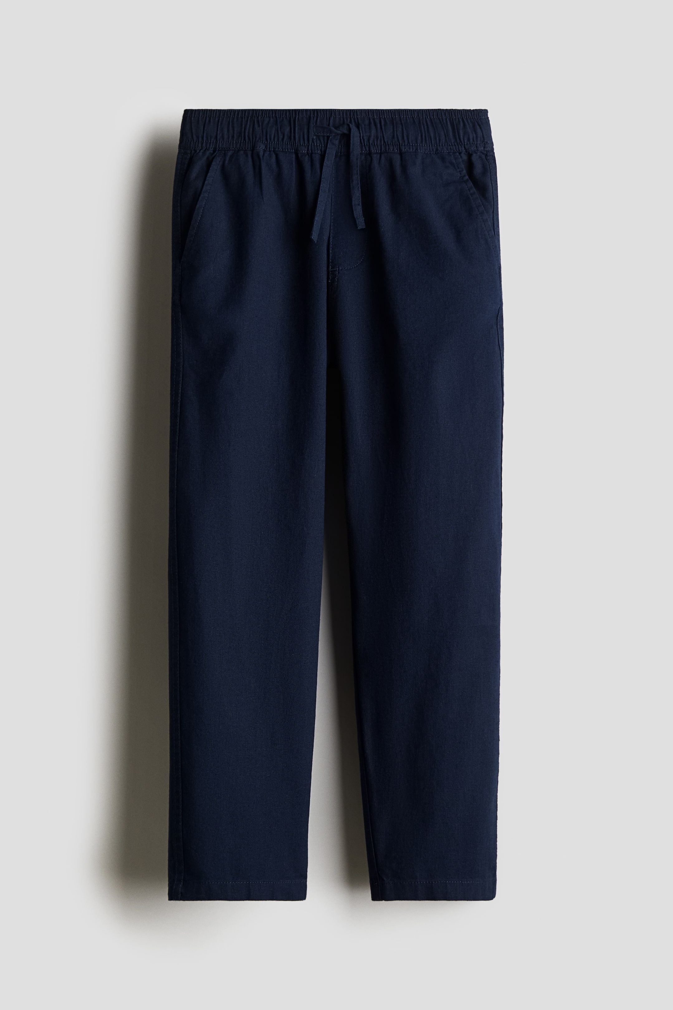 Linen-Blend Pants