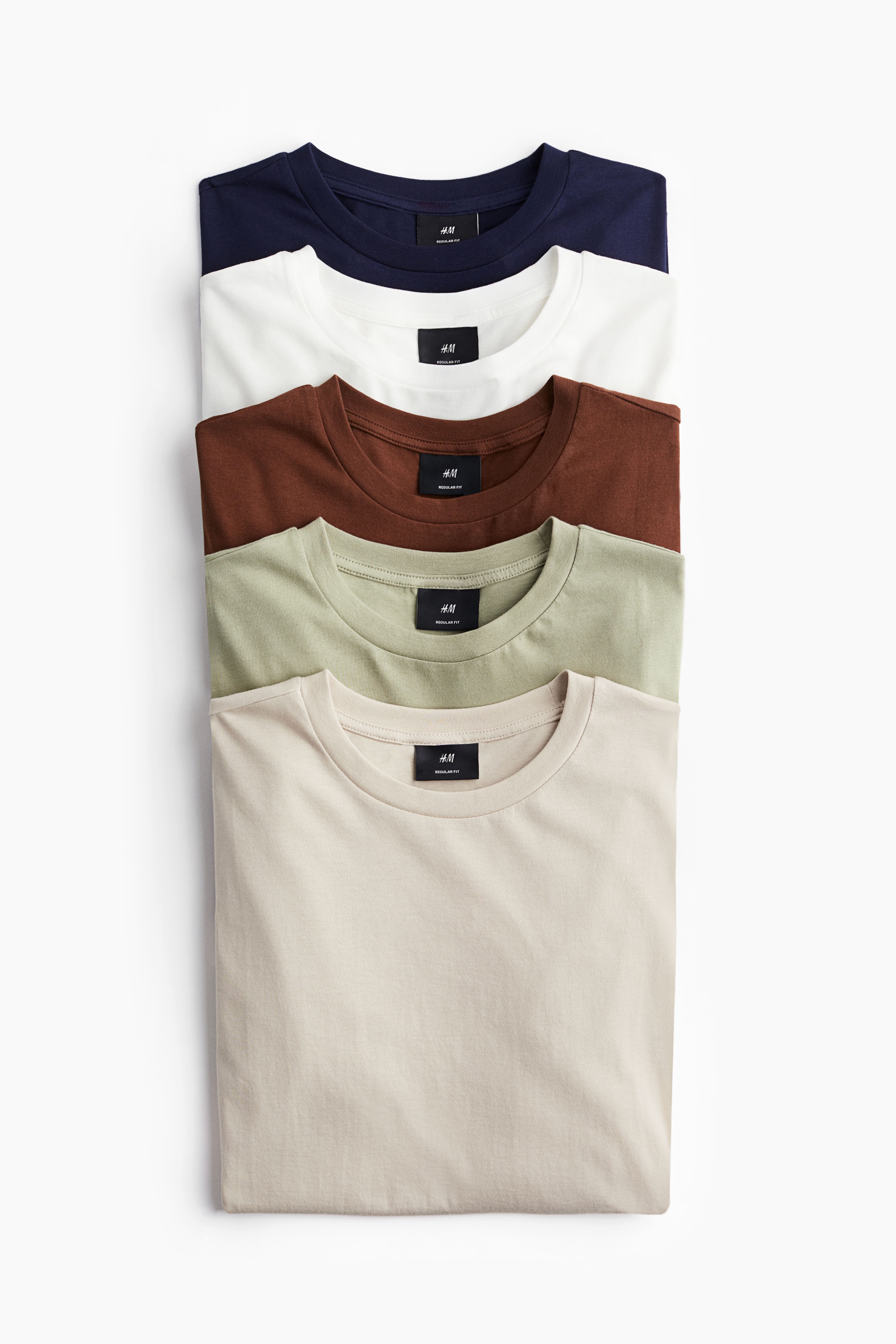 Crewneck t shirt shops h&m