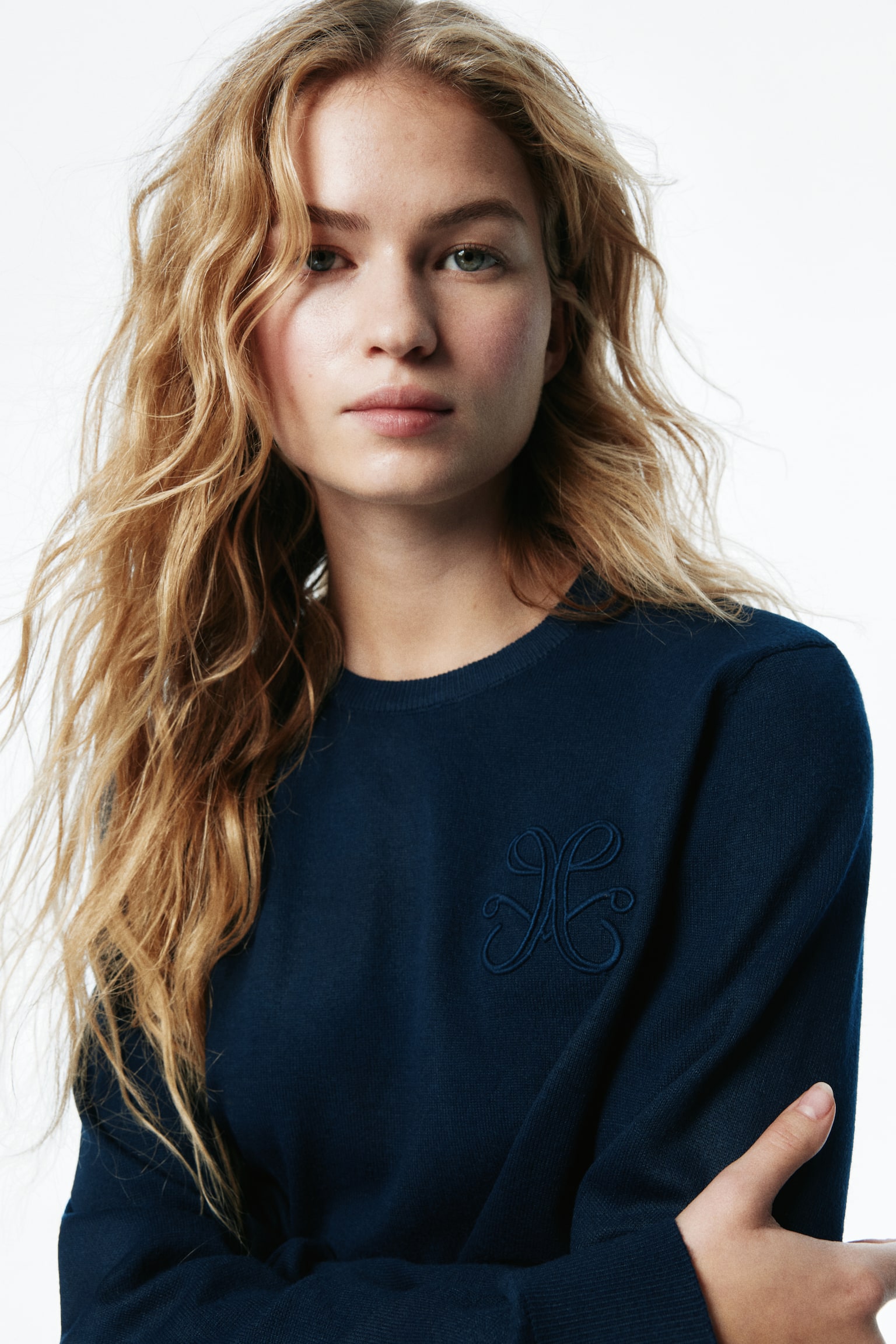 Drawstring jumper - Dark blue - 5