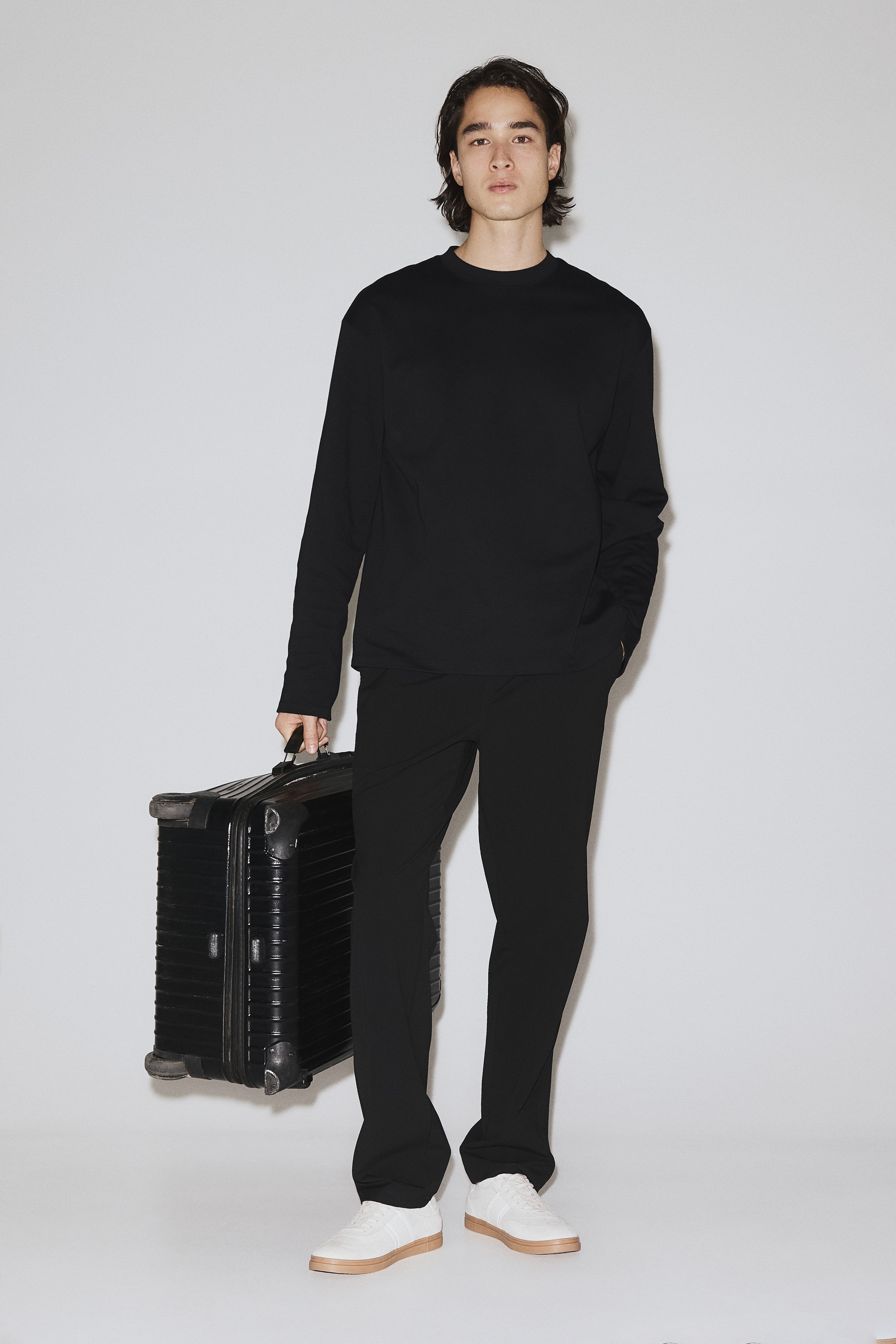 Pantalone Four-way Stretch Regular Fit - Crna/Tamnosmeđa/Tamnosiva/Mornarsko plava/Tamnosmeđa