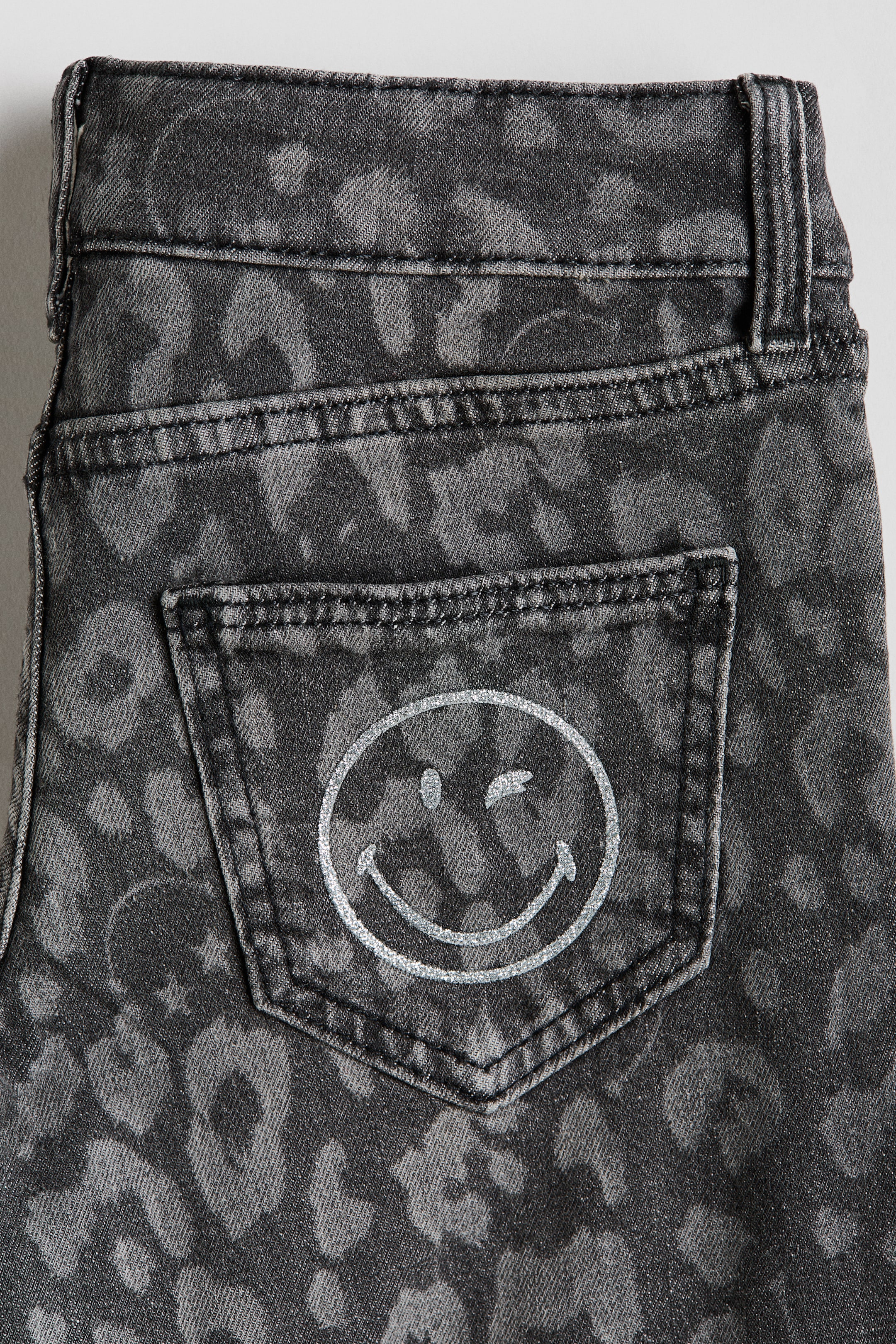 Детские джинсы H&M Wide-Leg Low Jeans — фото 4