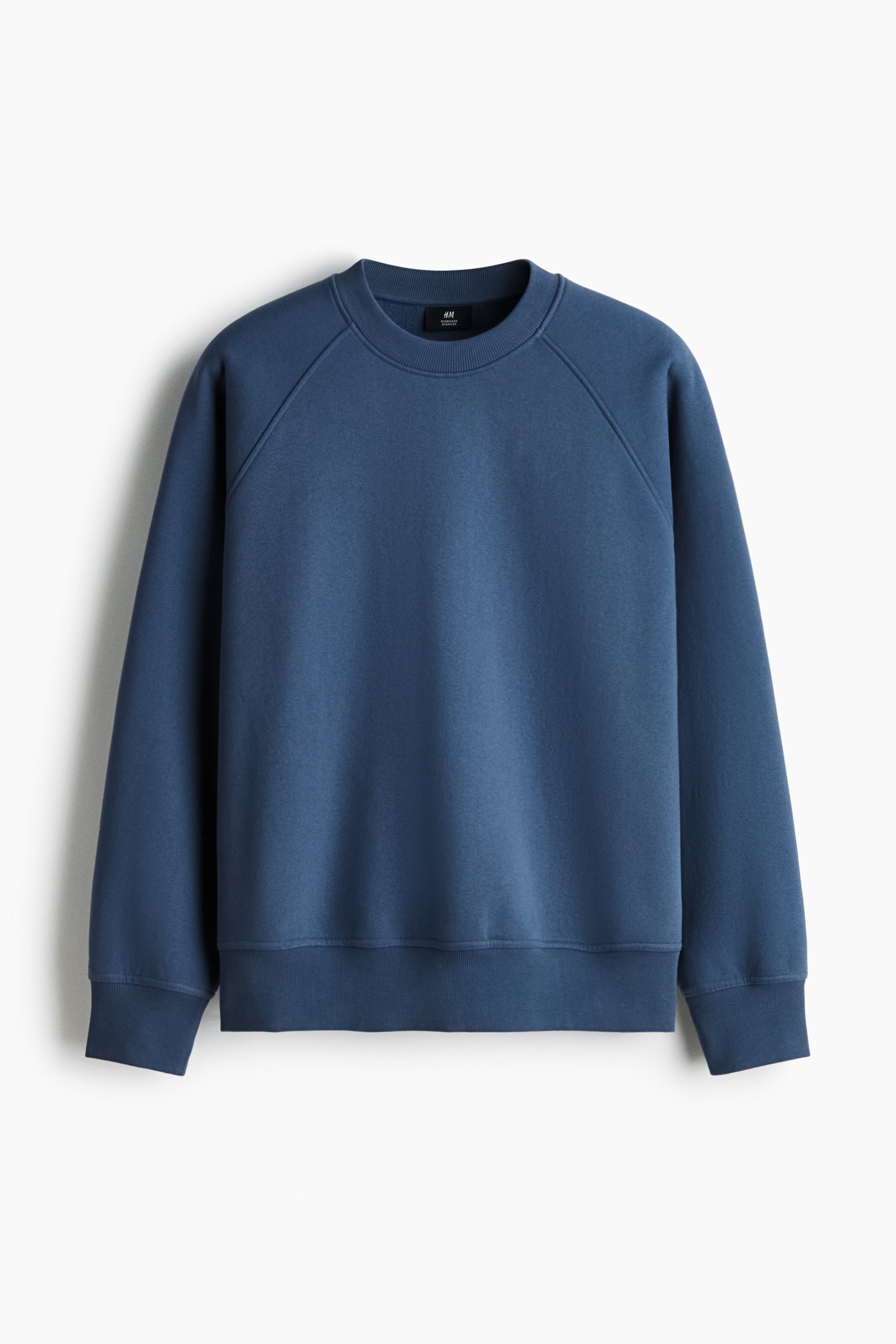 Oversized Fit Sweatshirt - Blue/Grey marl/Black/Beige