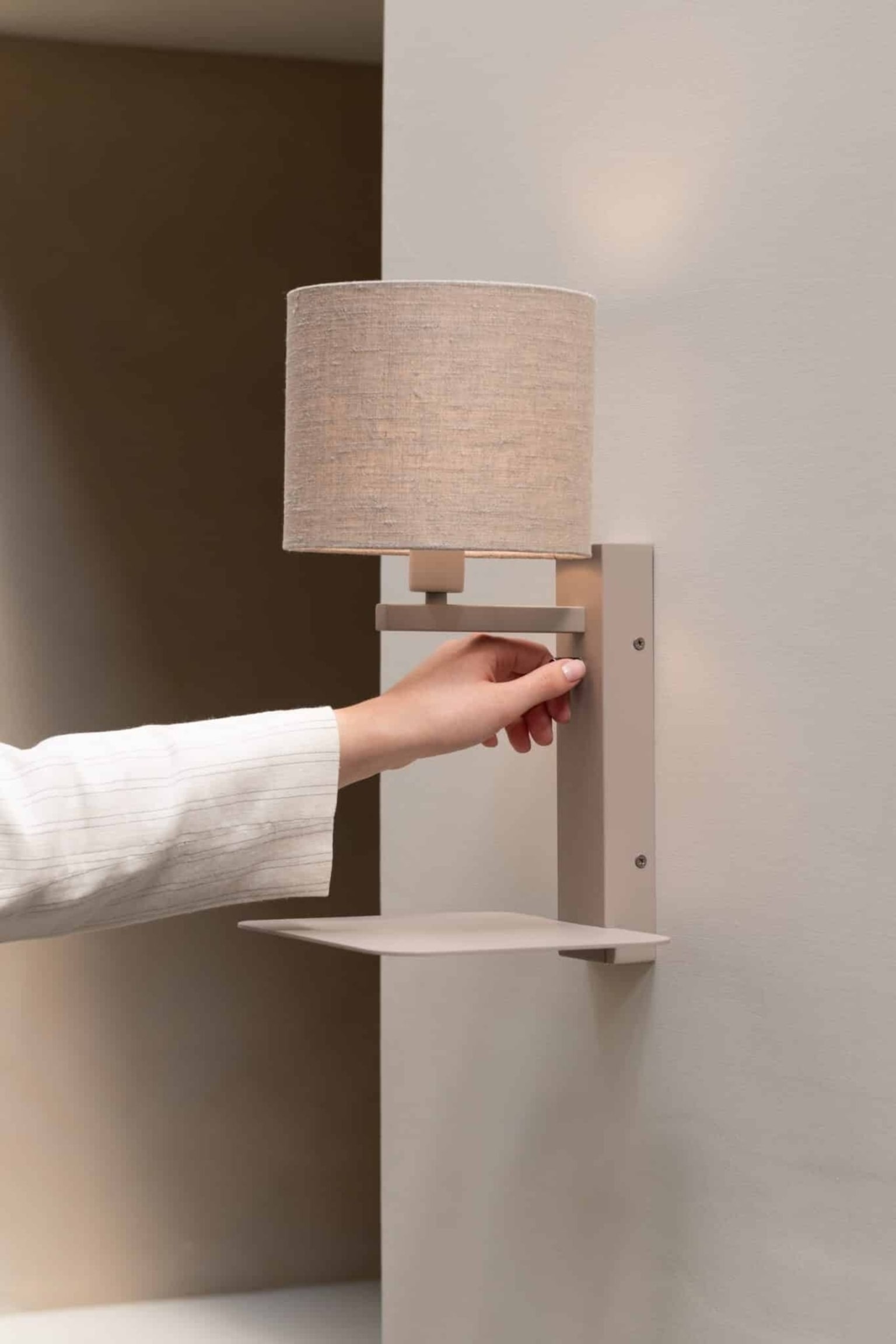 Florence Lampa Ścienna - Brown - 3