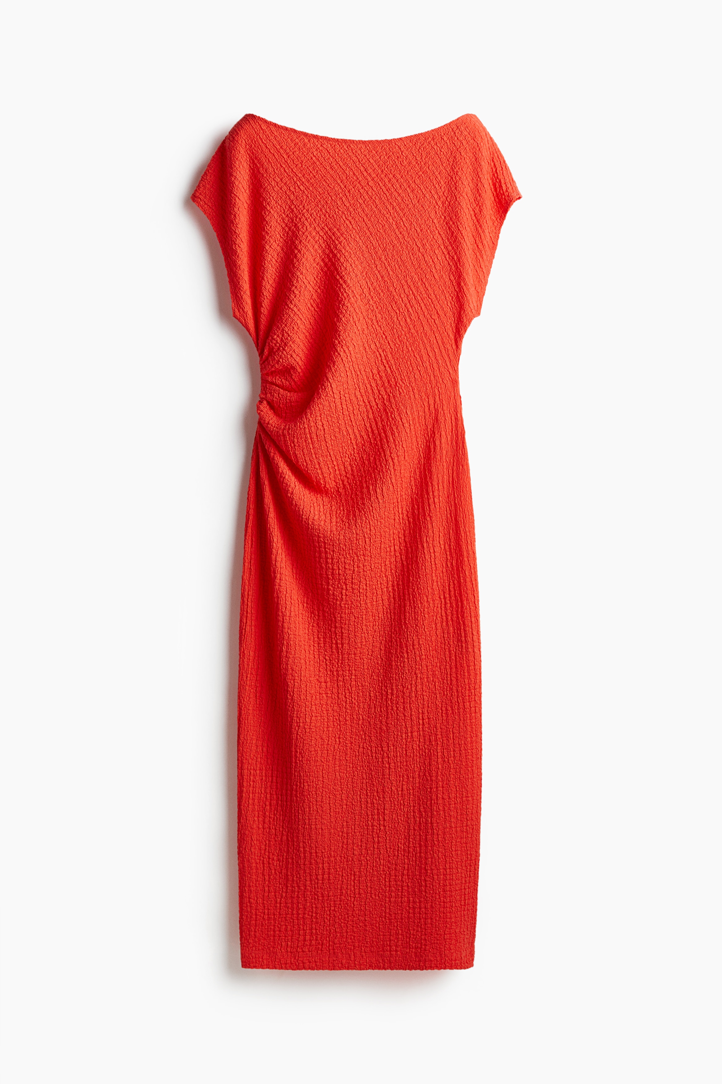Textured jersey dress