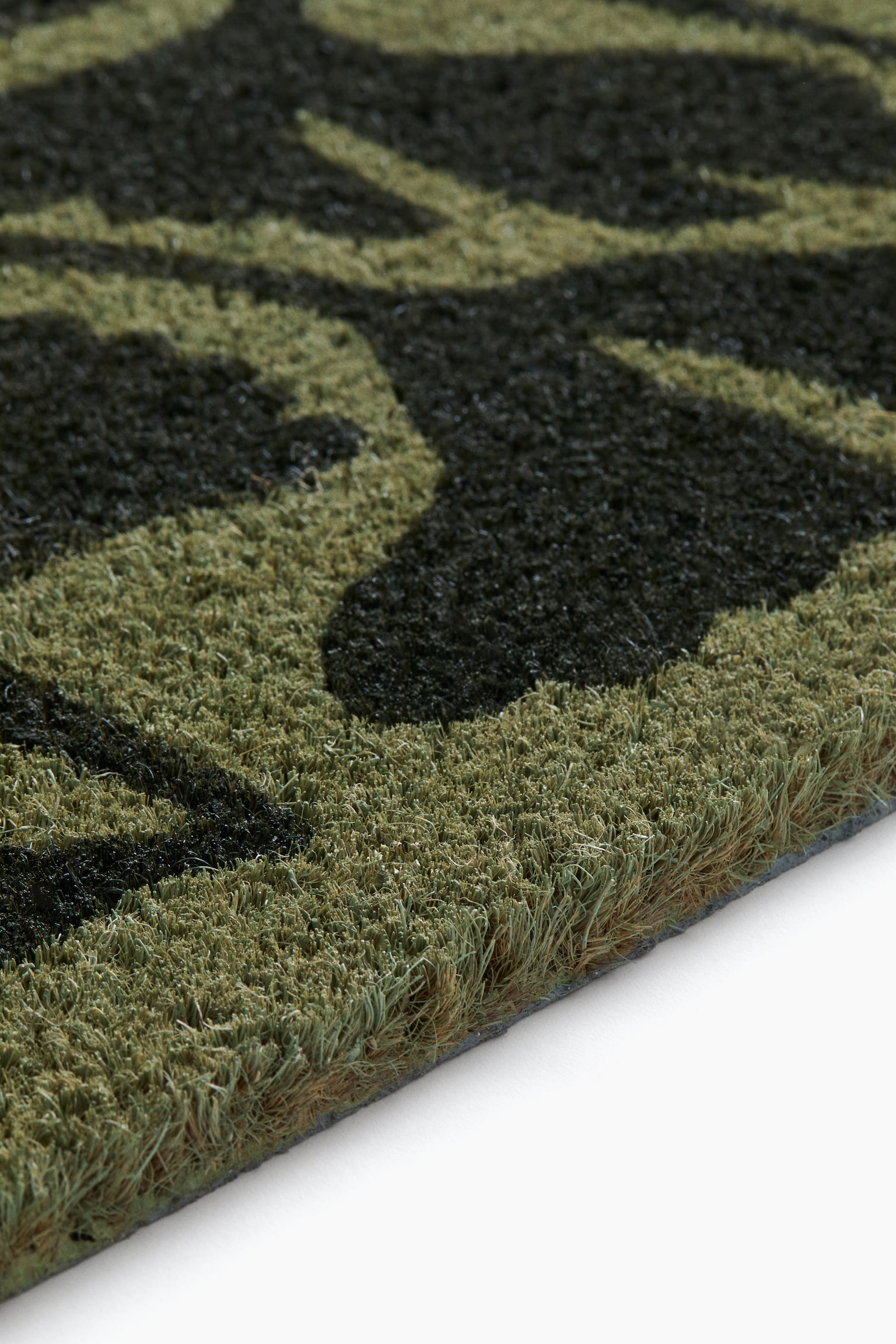 Printed coir doormat - Green/Flowers/Brown/diamond pattern/Beige/Flowers - 2