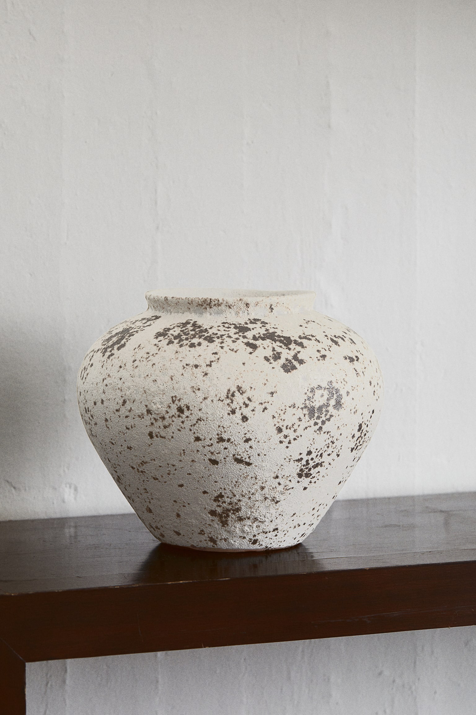 Terracotta vase - Light beige/Speckled/Cream - 2