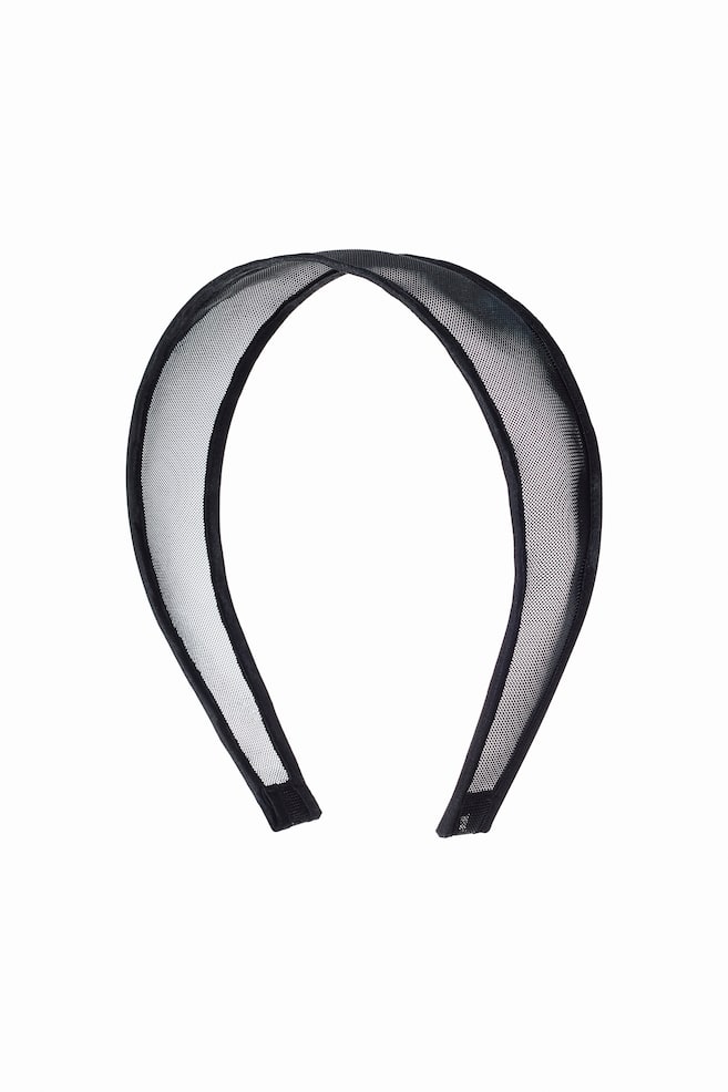 Diadema de malla - Negro - 1