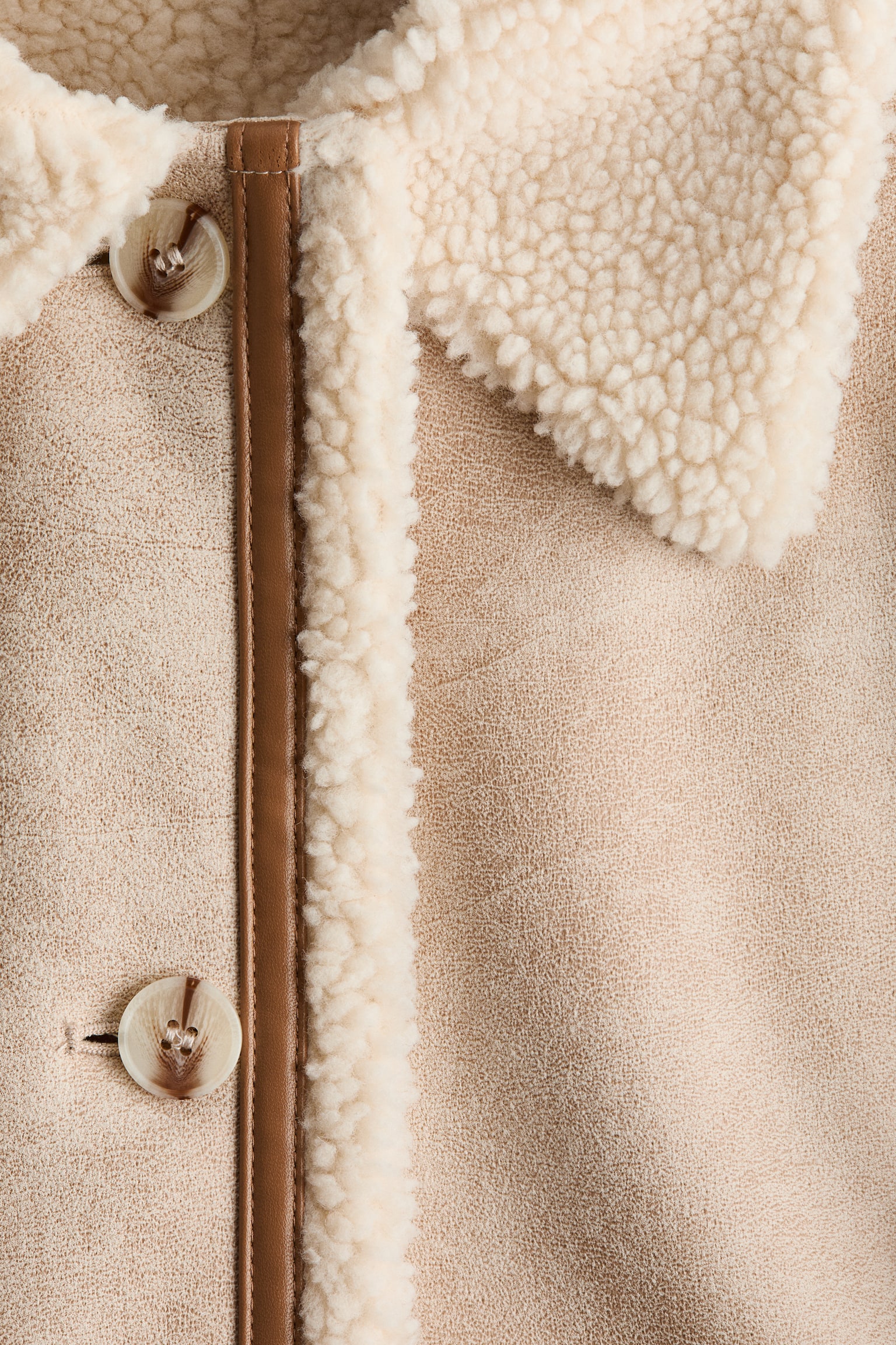 ダブルフェイスジャケット - ライトベージュ - 5