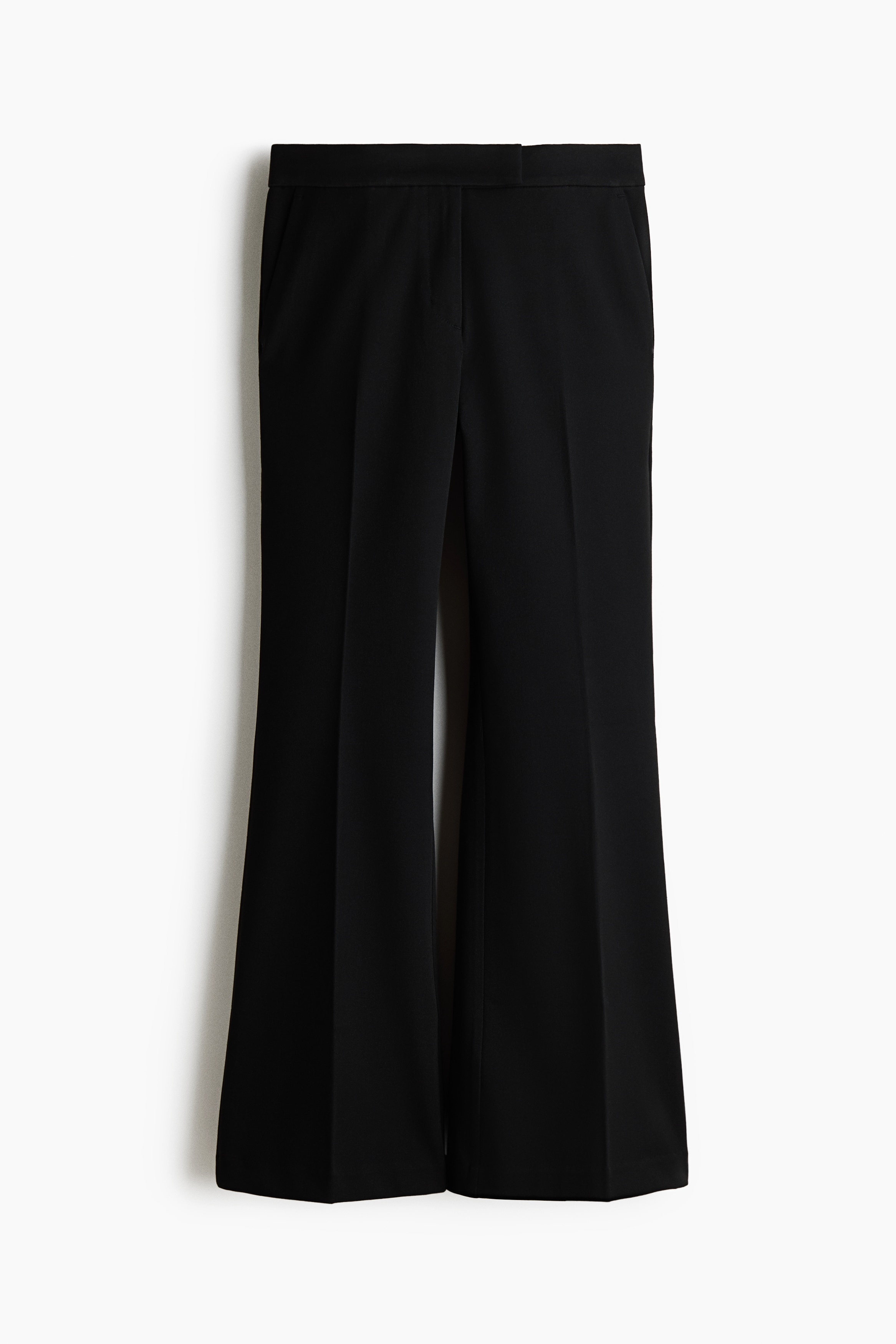 Rozszerzane spodnie - Czarny/Ciemny rdzawobrązowy/Jasnobeżowy