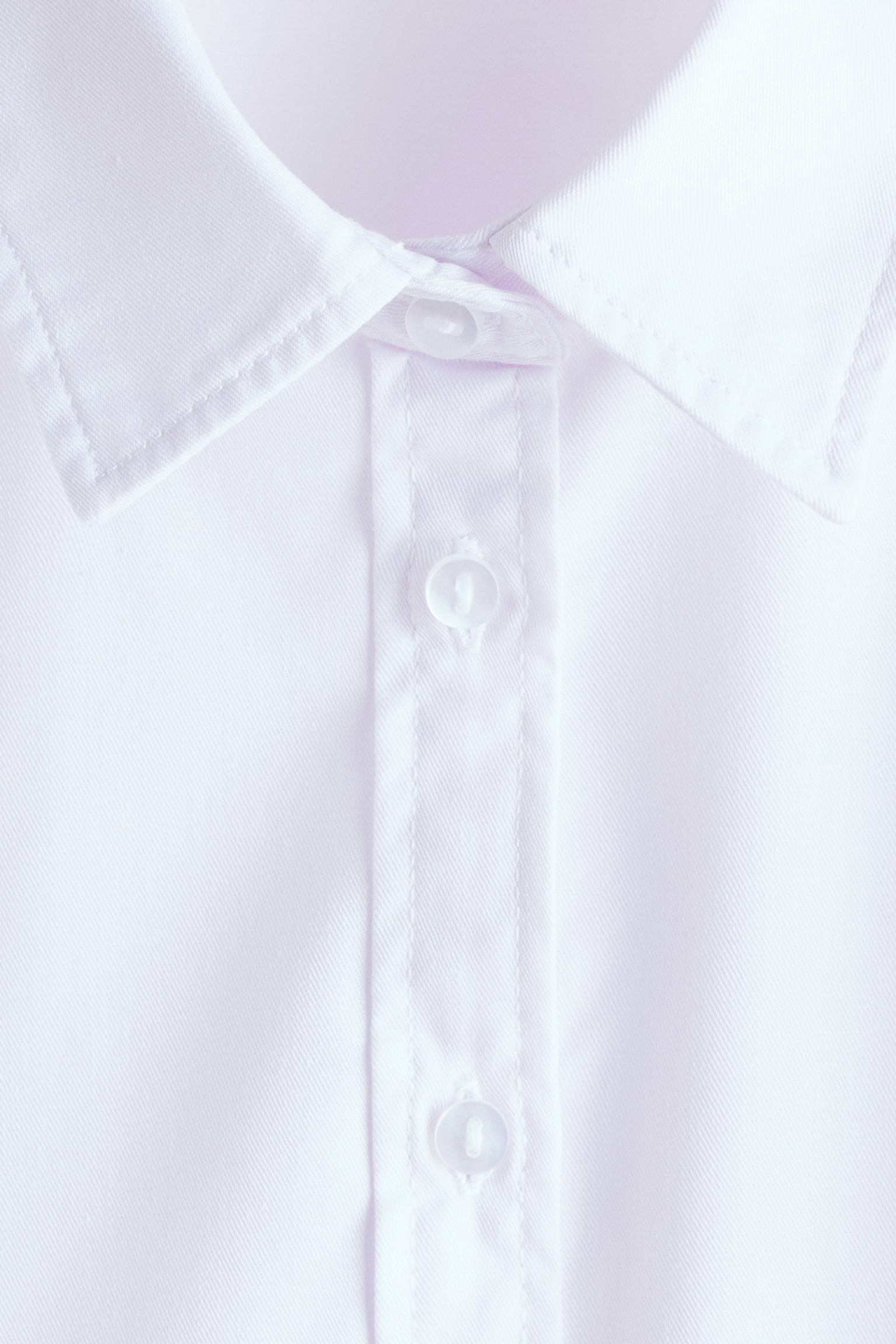 Детские рубашки H&M 2-pack Easy-iron Shirts, цвет: Белый — фото 4