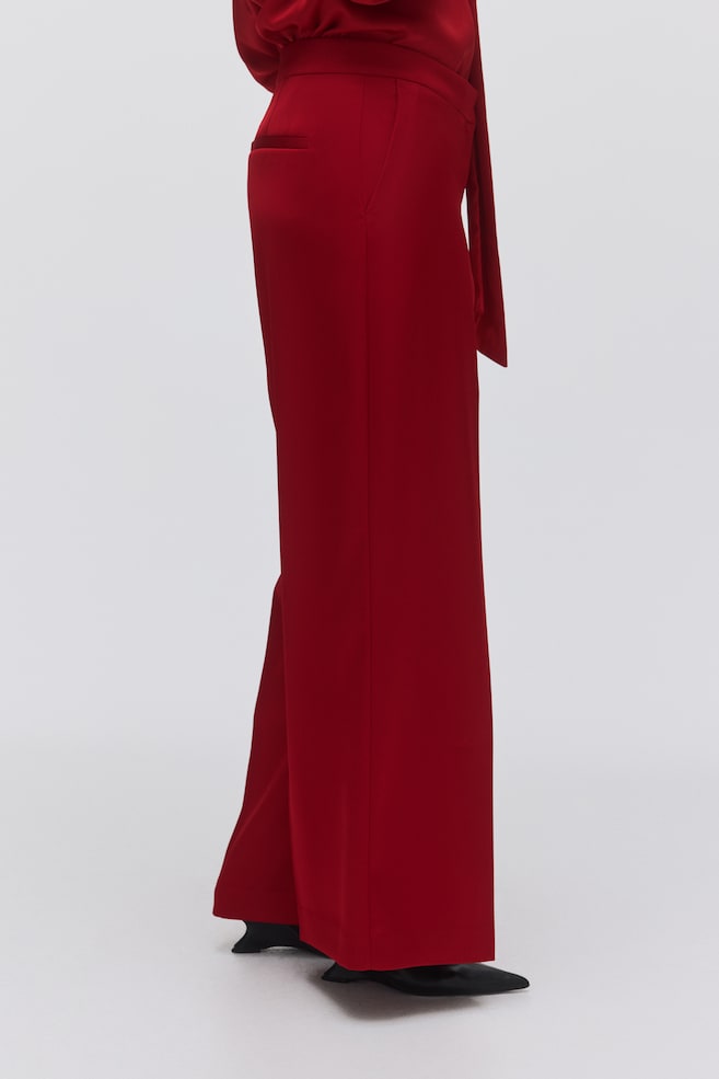 Wide trousers - Red/White - 2