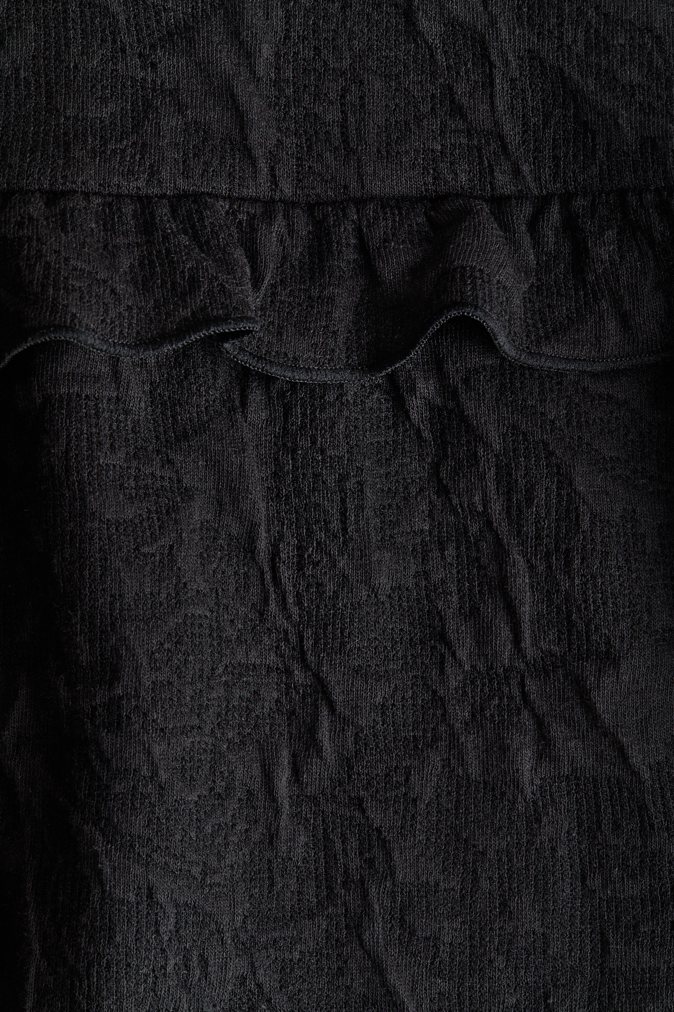 Jacquard jersey blouse