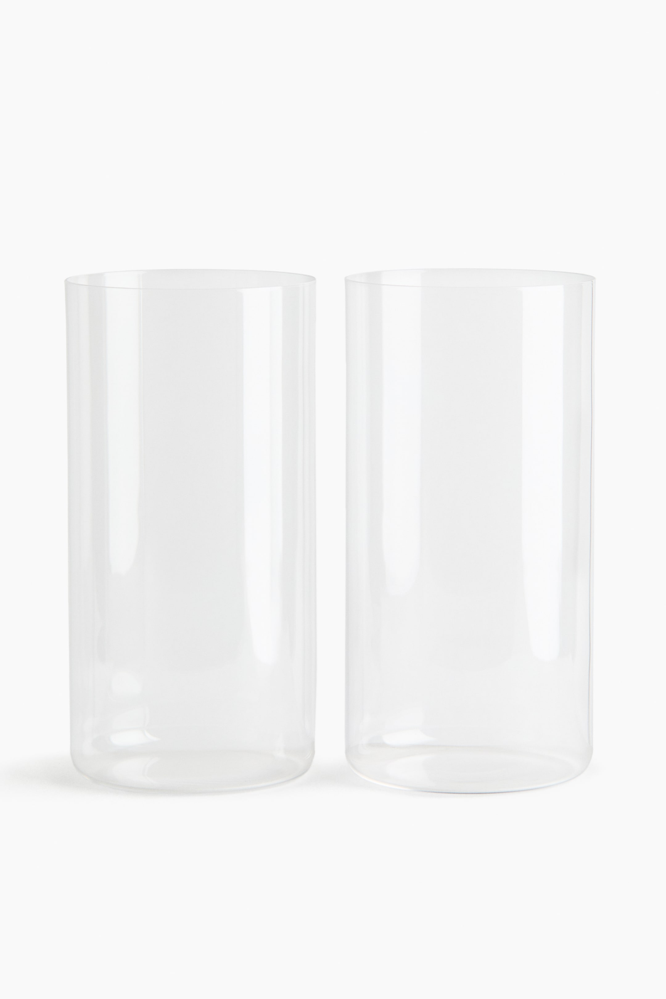 Ampliar la imagen: 2-pack Vasos para Highball - Transparente - Home All | H&M MX 1