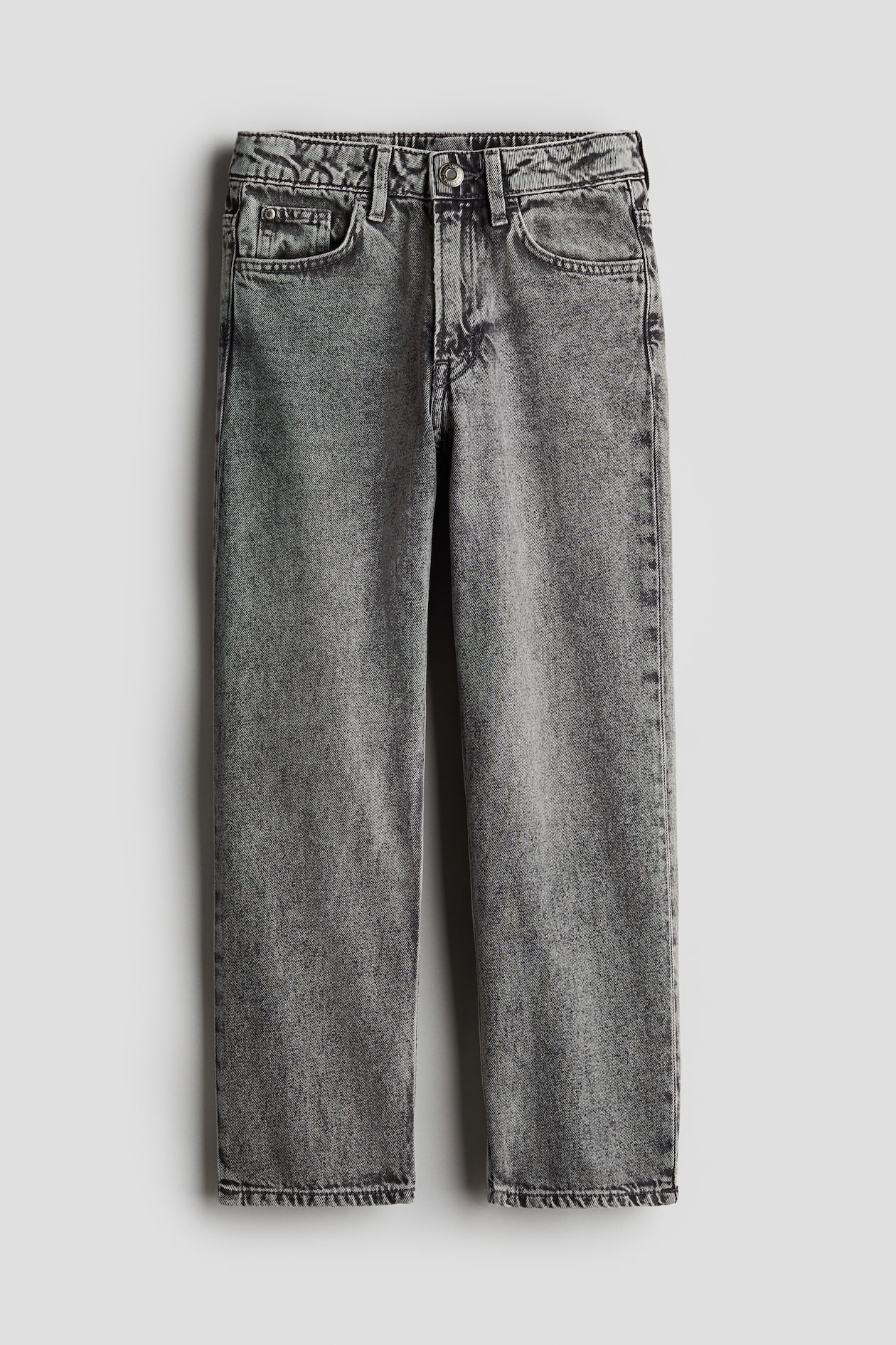 Loose Fit Jeans Dark gray Kids H&M US