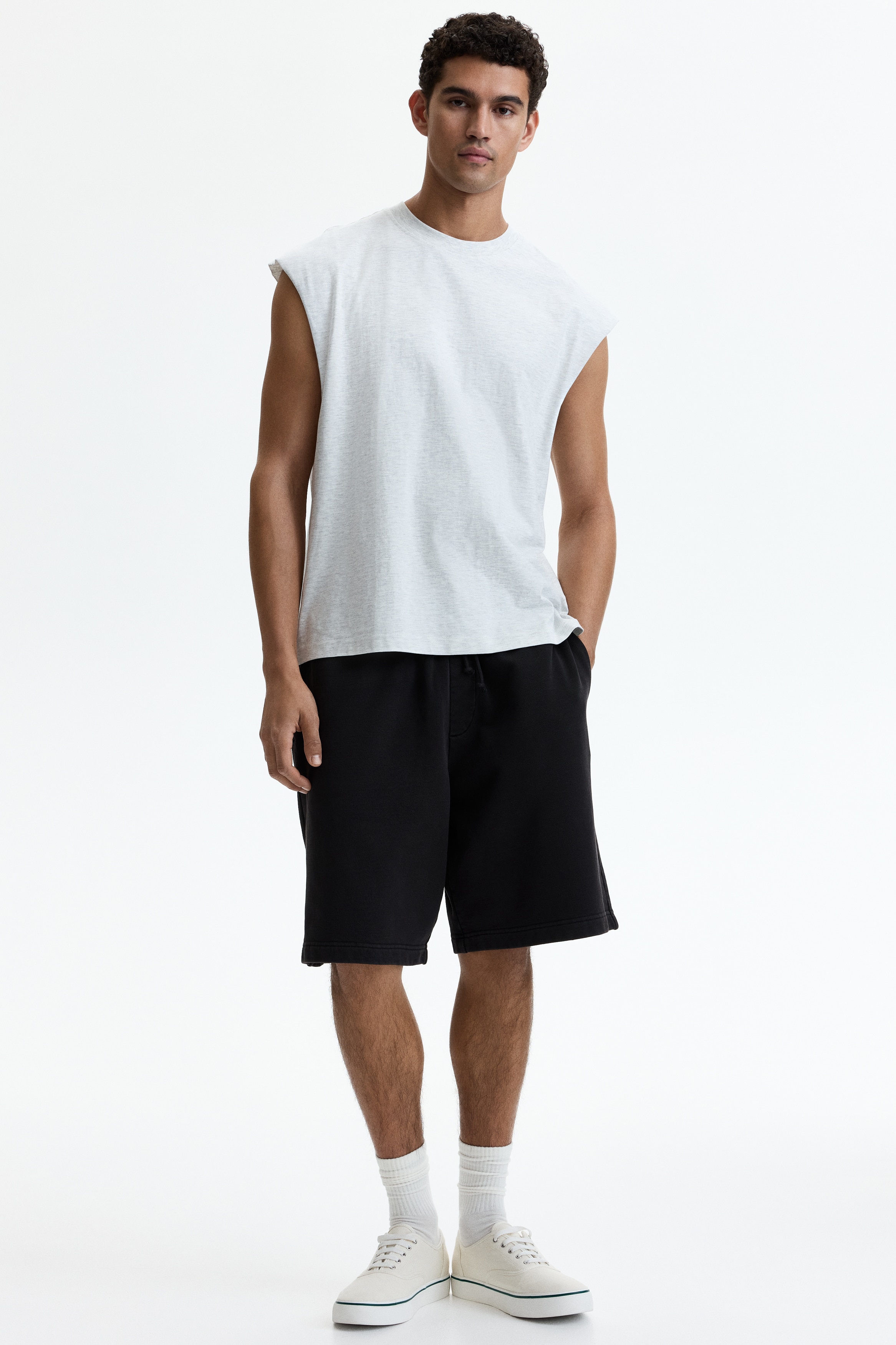 Tanktop i bomull Relaxed FitModell