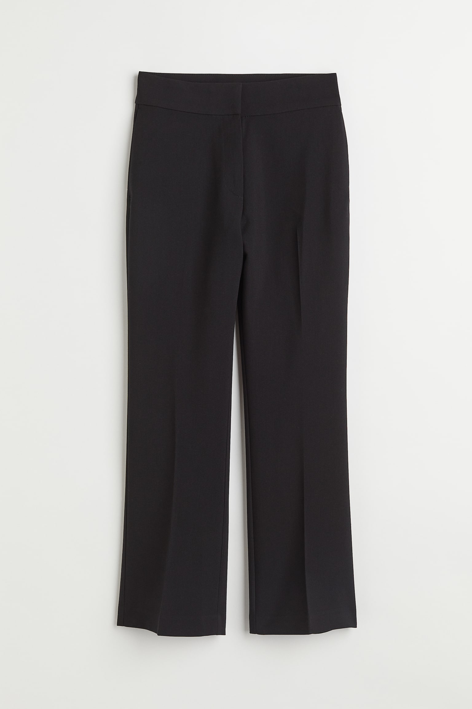 Hose mit Bügelfalten - Schwarz