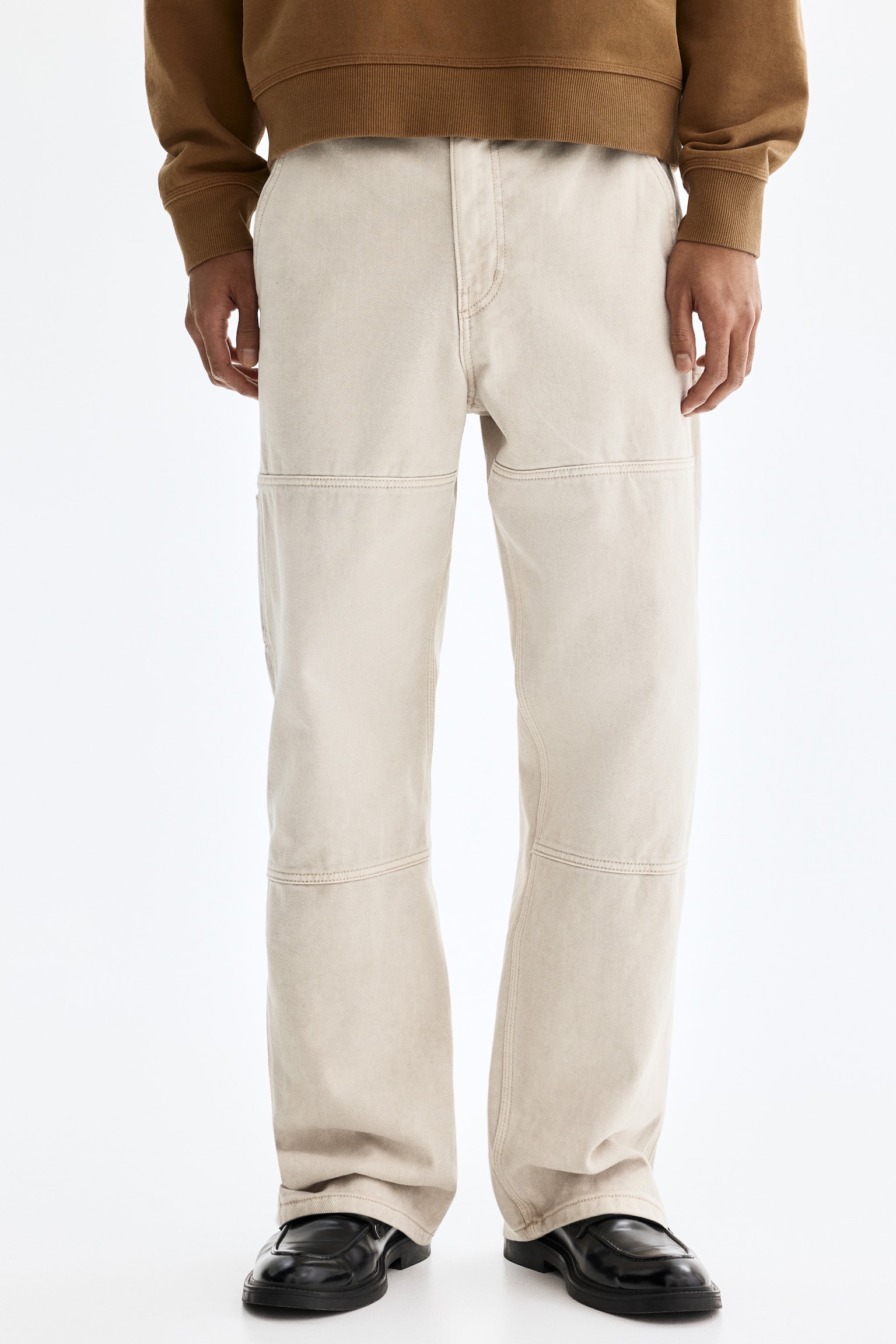 Regular Fit Carpenter trousers - Light beige/Dark blue/Dark brown - 3