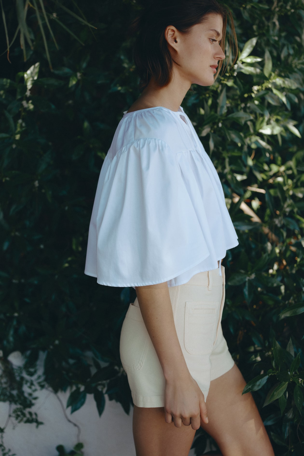High-Waist Denim Shorts - image 3
