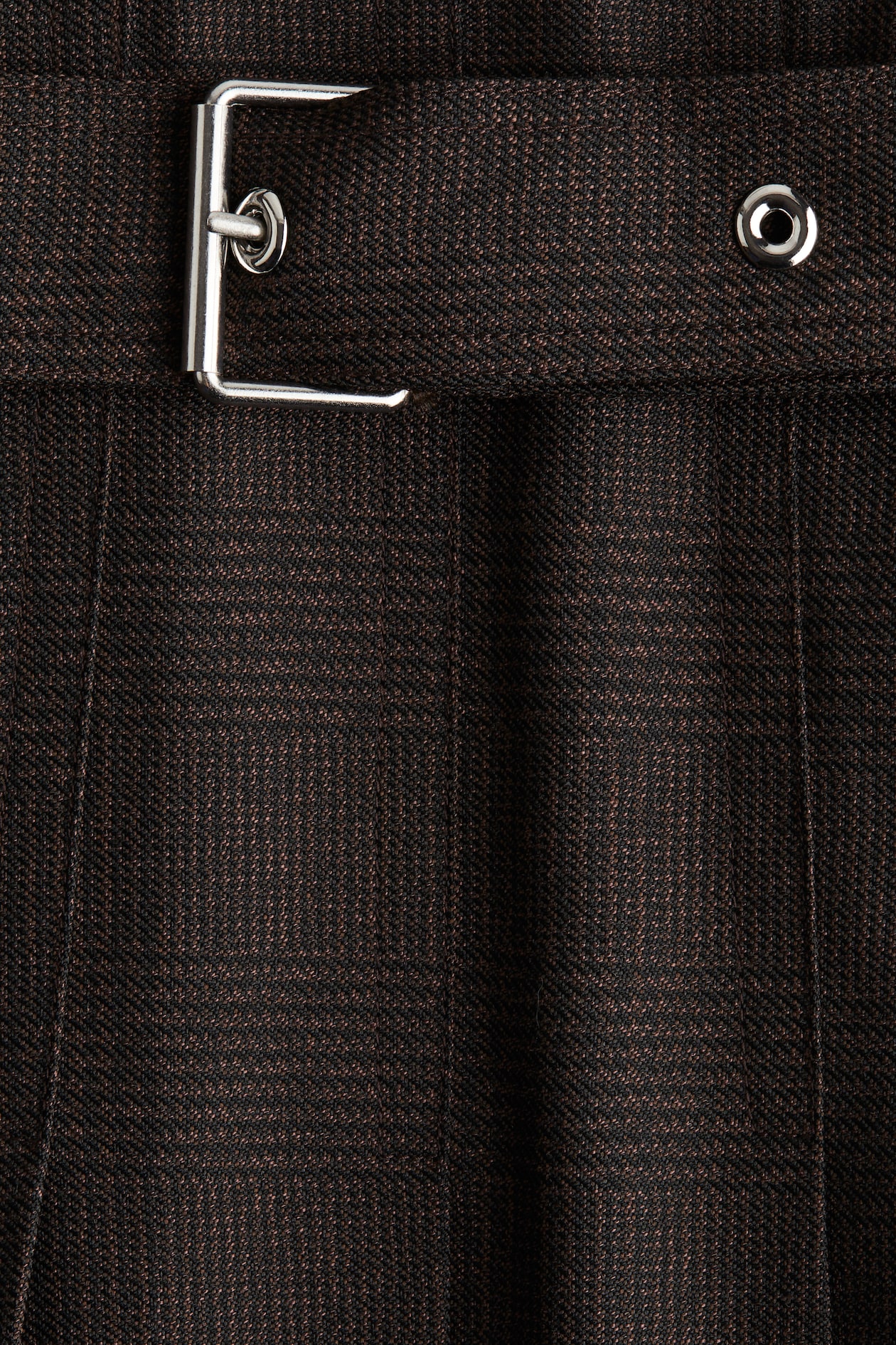 Pleated Skirt with Belt - image 4