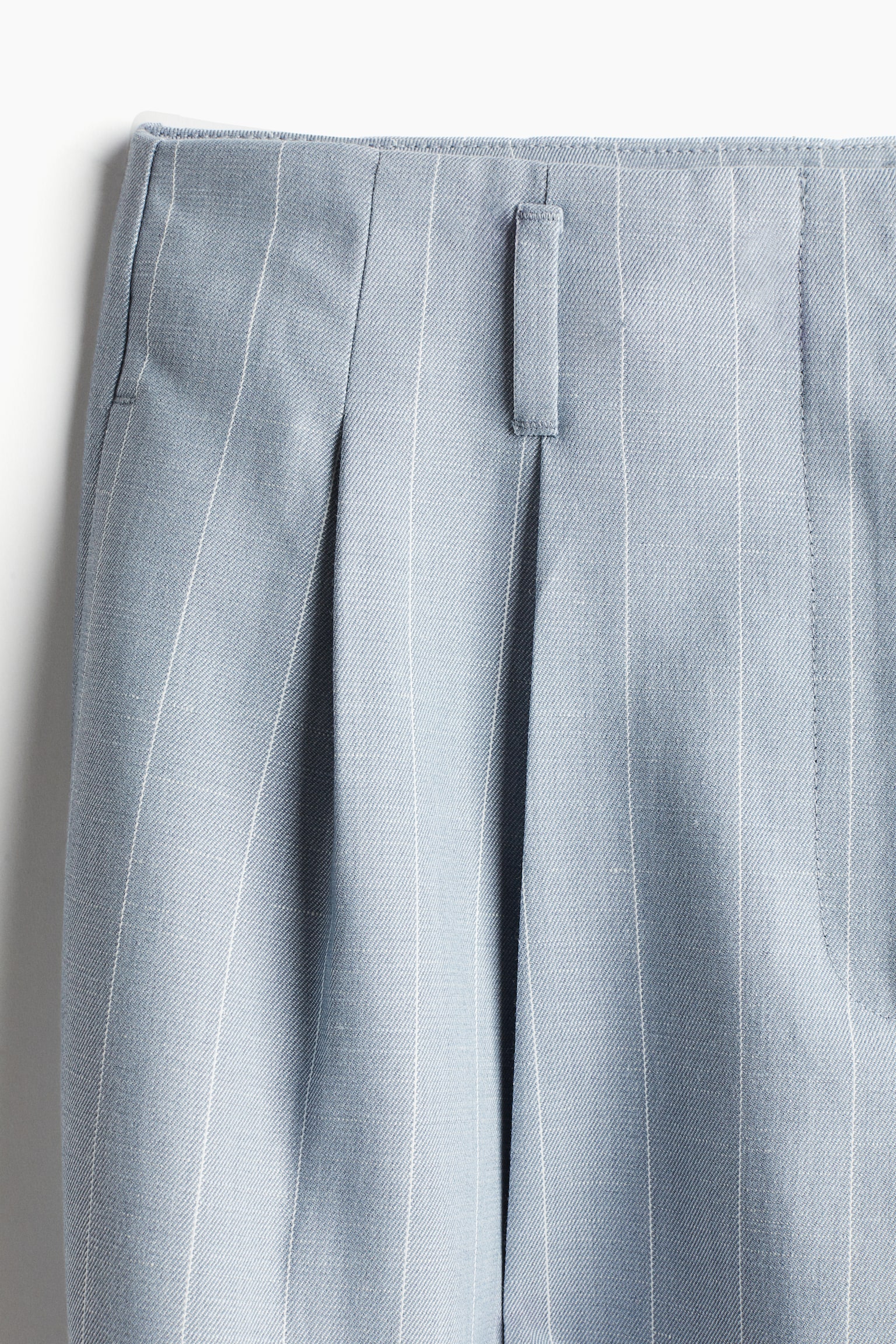 Tailored Pants - Light dusty blue/Pinstripe/Light beige - 7